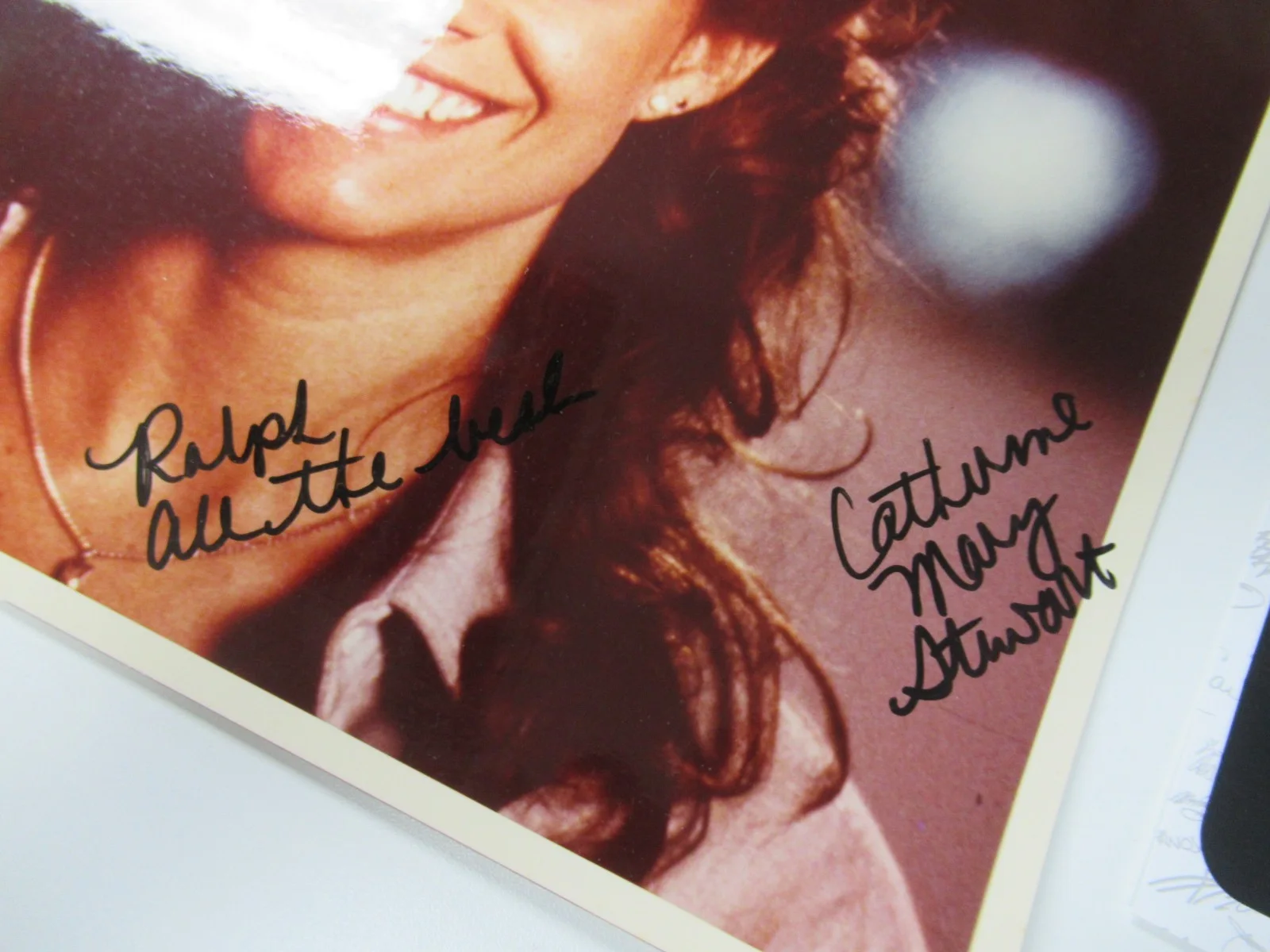Catherine Mary Stewart Signed Autograph 8 x 10 Photo - "To Ralph", image 2