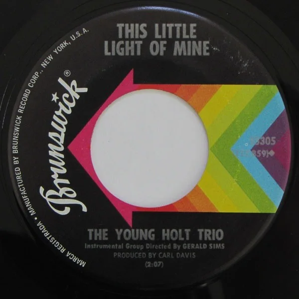 The Young-Holt Trio - Wack Wack / This Little Light of Mine (7" Vinyl), изображение 2