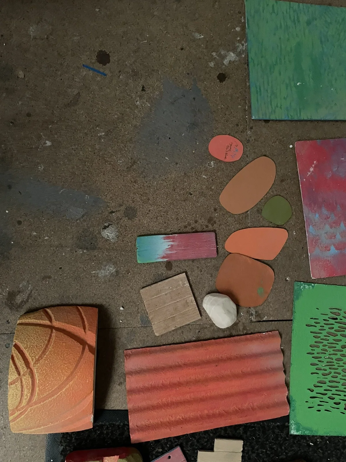 Timmy Time - Production paint samples for various set & Props., image 2