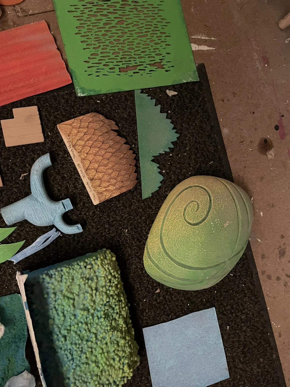 Timmy Time - Production paint samples for various set & Props., image 4