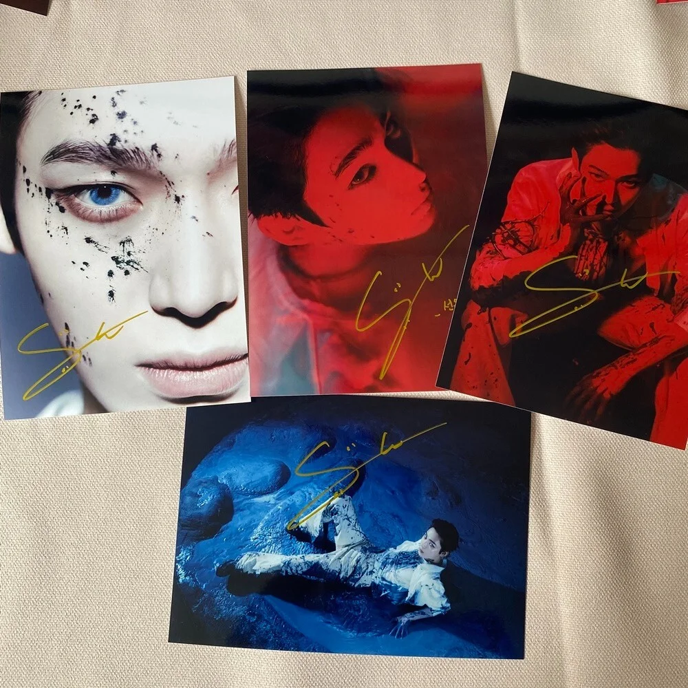 ENHYPEN SUNOO Autographed Signed Photo K-POP Collection 5*7 2025, изображение 2