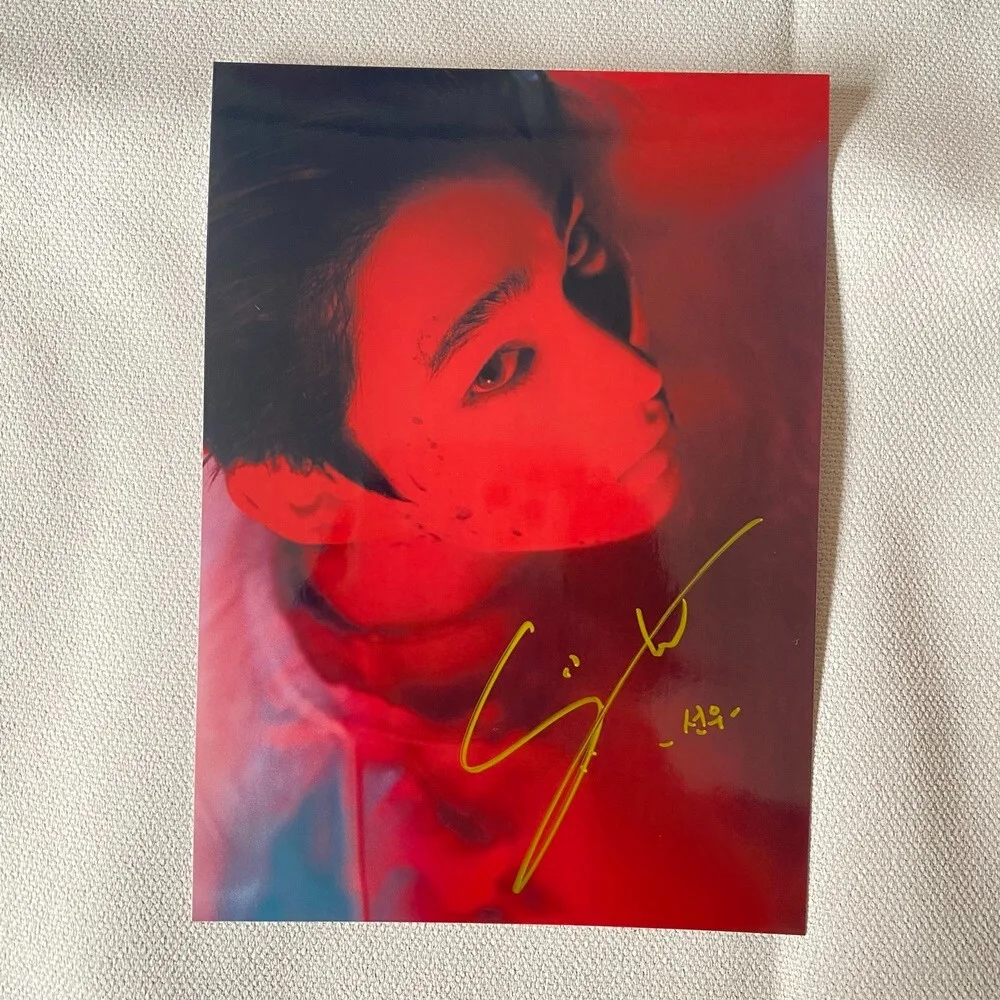 ENHYPEN SUNOO Autographed Signed Photo K-POP Collection 5*7 2025, изображение 3