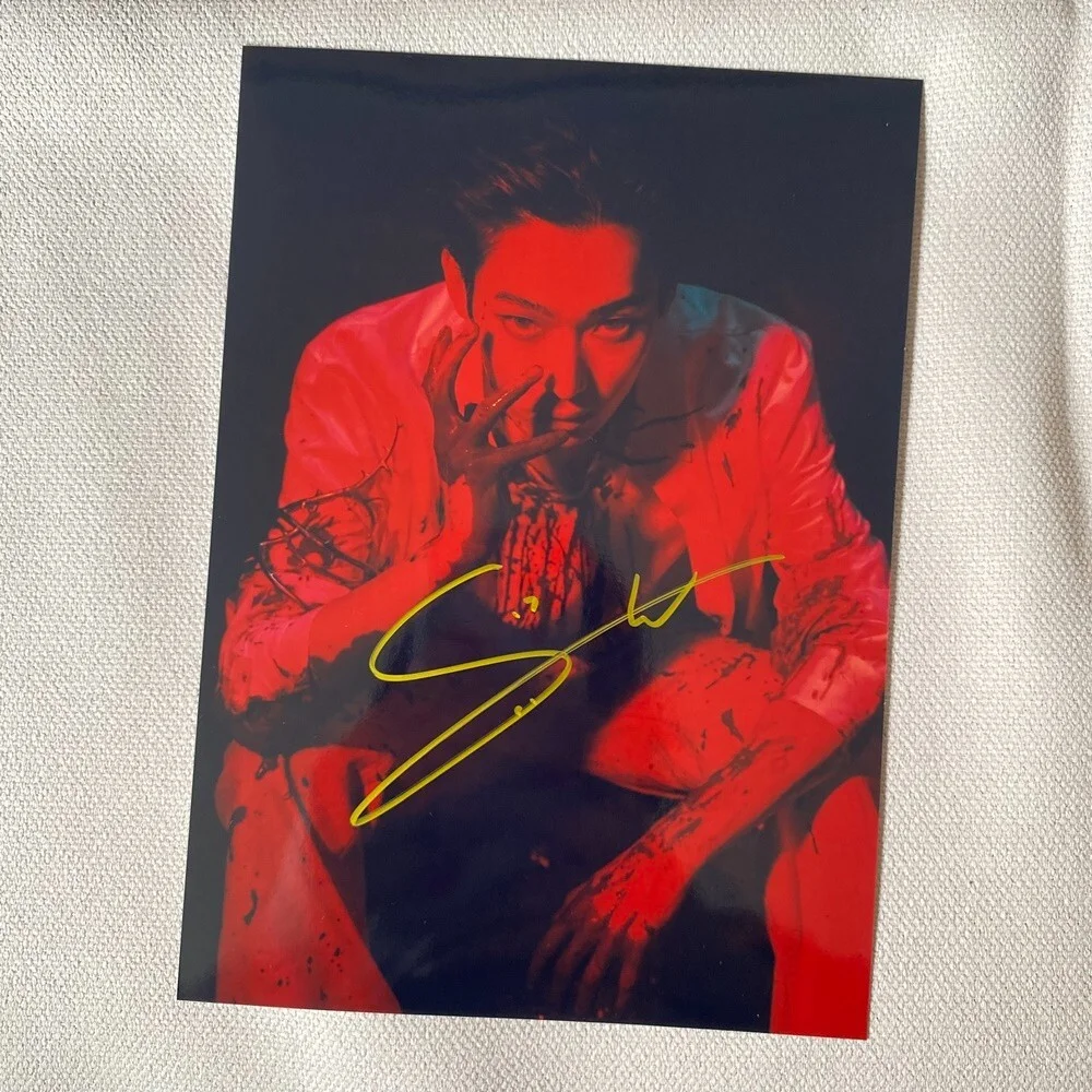 ENHYPEN SUNOO Autographed Signed Photo K-POP Collection 5*7 2025, изображение 4