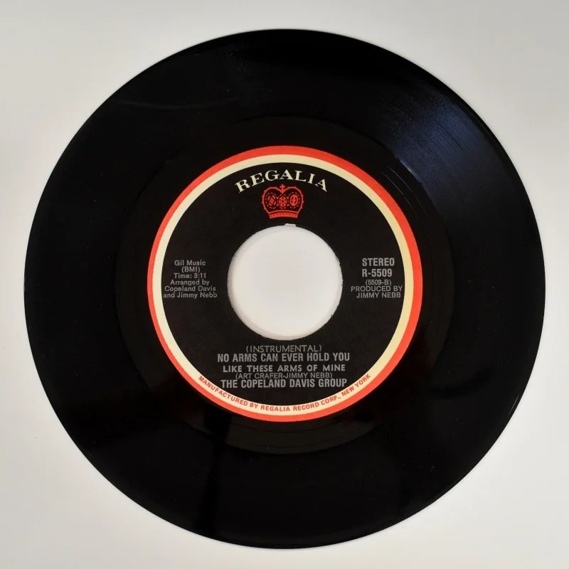 The Copeland Davis Group - No Arms Can Ever Hold You / ST (Inst.) [7-inch], изображение 2