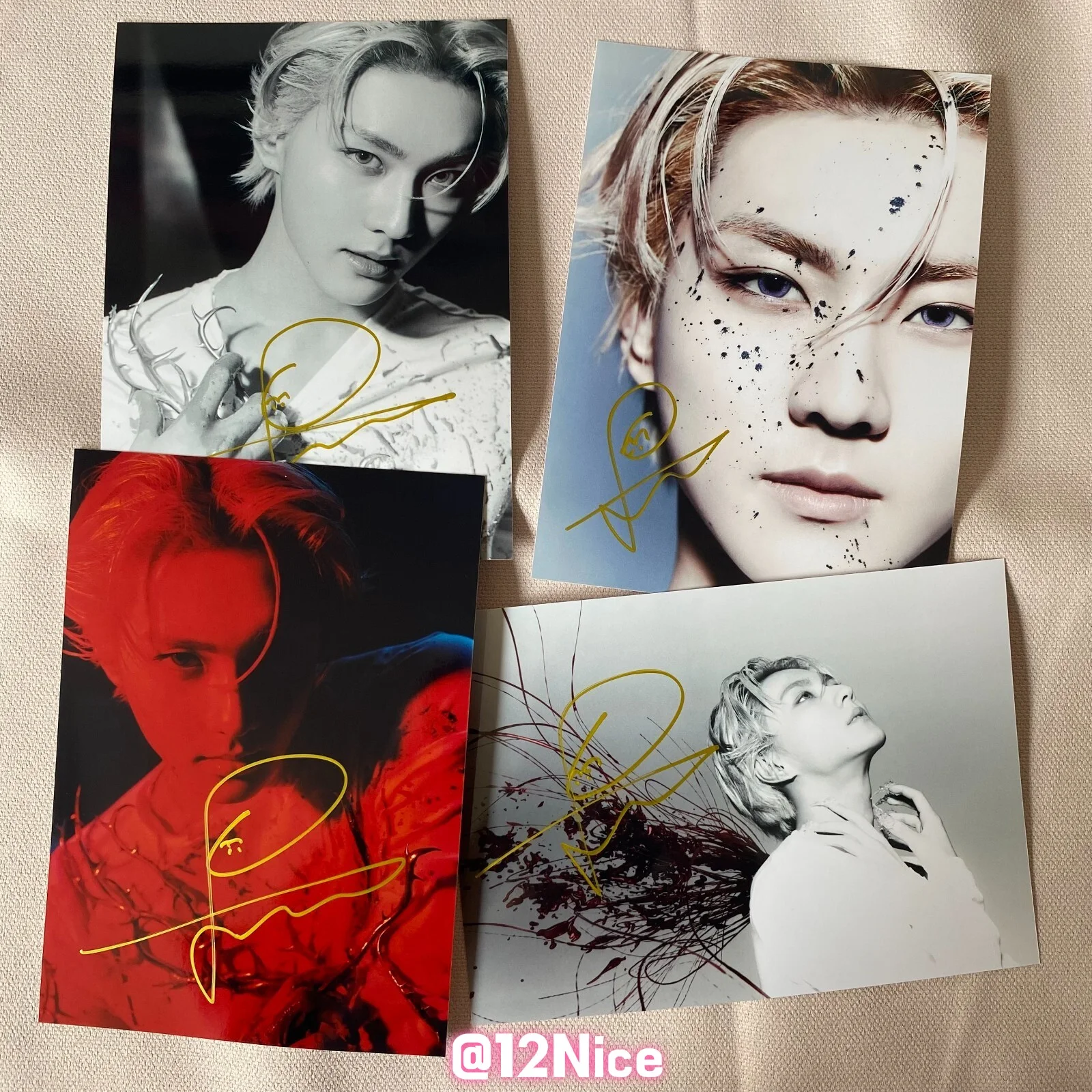 ENHYPEN JUNGWON Autographed Signed Photo K-POP Collection 4*6 2025, изображение 2