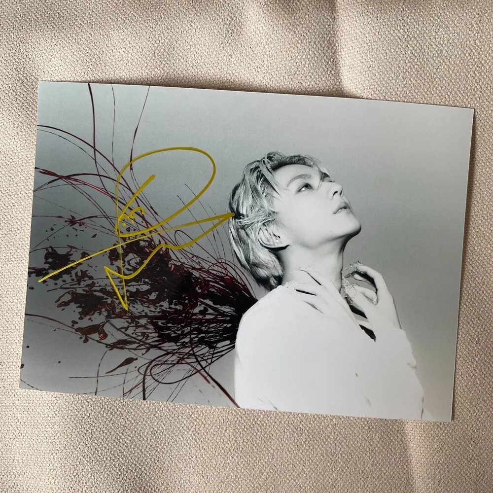 ENHYPEN JUNGWON Autographed Signed Photo K-POP Collection 4*6 2025, изображение 3