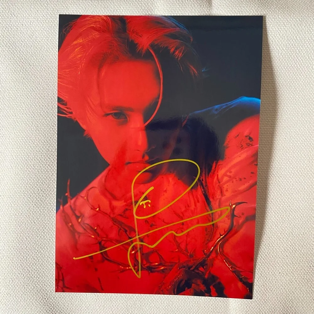 ENHYPEN JUNGWON Autographed Signed Photo K-POP Collection 4*6 2025, изображение 5