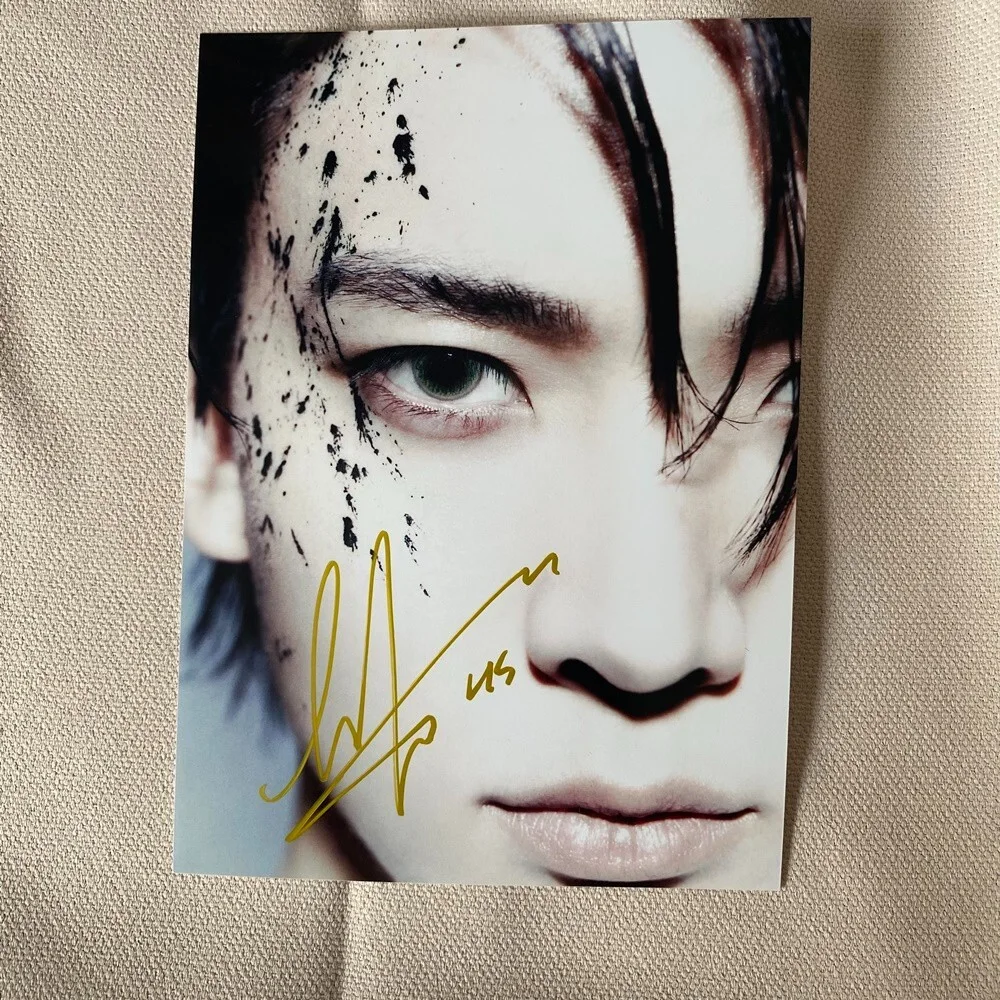 ENHYPEN HEESEUNG Autographed Signed Photo K-POP Collection 5*7 2025, изображение 4