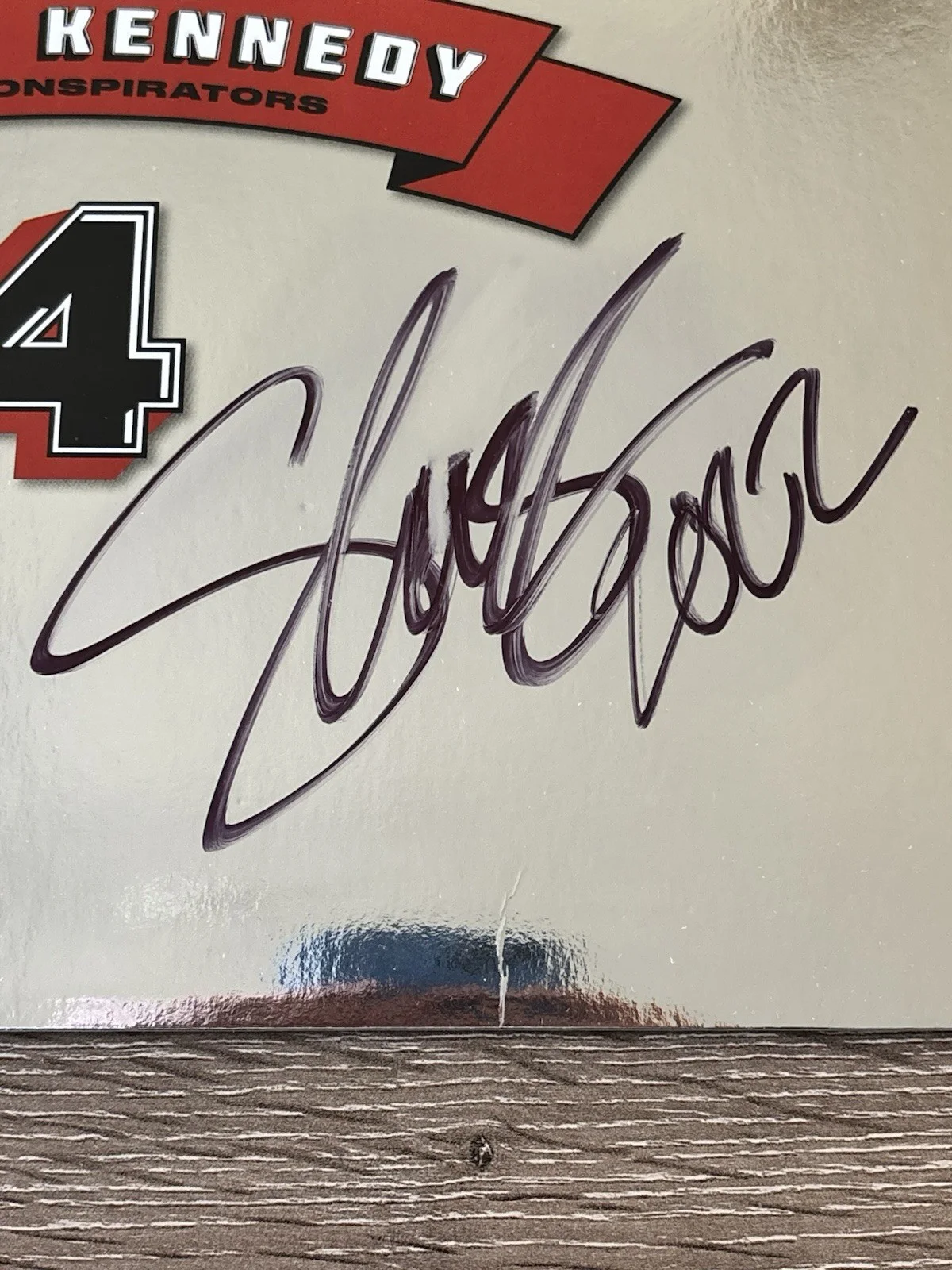 Slash Saul Hudson Signed Vinyl 4 Myles Kennedy Beckett Authentic Autographed, изображение 2