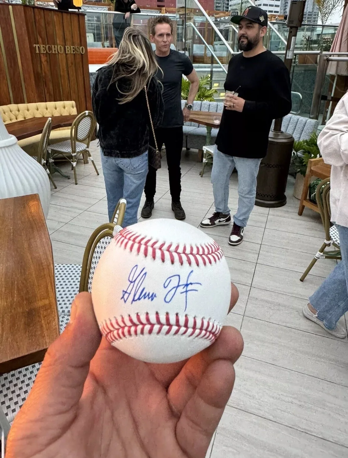 Glenn Howerton Autographed MLB Baseball Always Sunny in Philly Dennis GOLDEN GOD, изображение 3