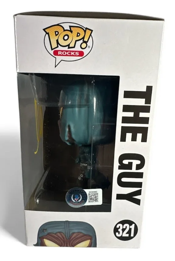 David Draiman Signed Disturbed “The Guy” #321 Funko Pop! (Beckett), image 2