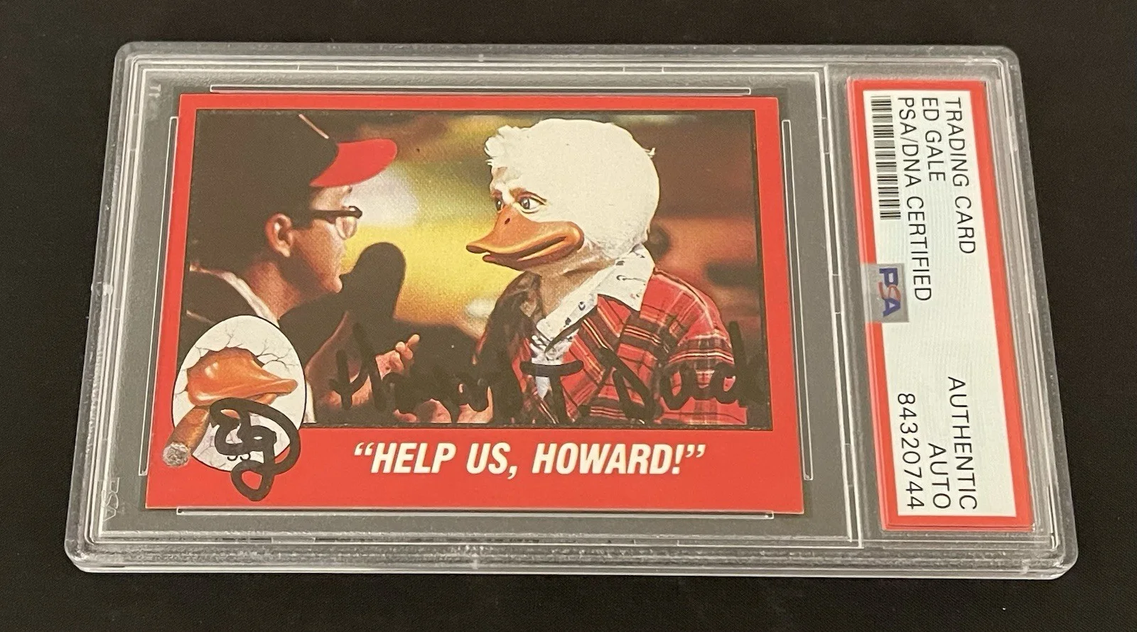 Ed Gale — Ed Gale Signed Howard the Duck Trading Card Autographed Slabbed PSA/DNA Marvel 4, image 2