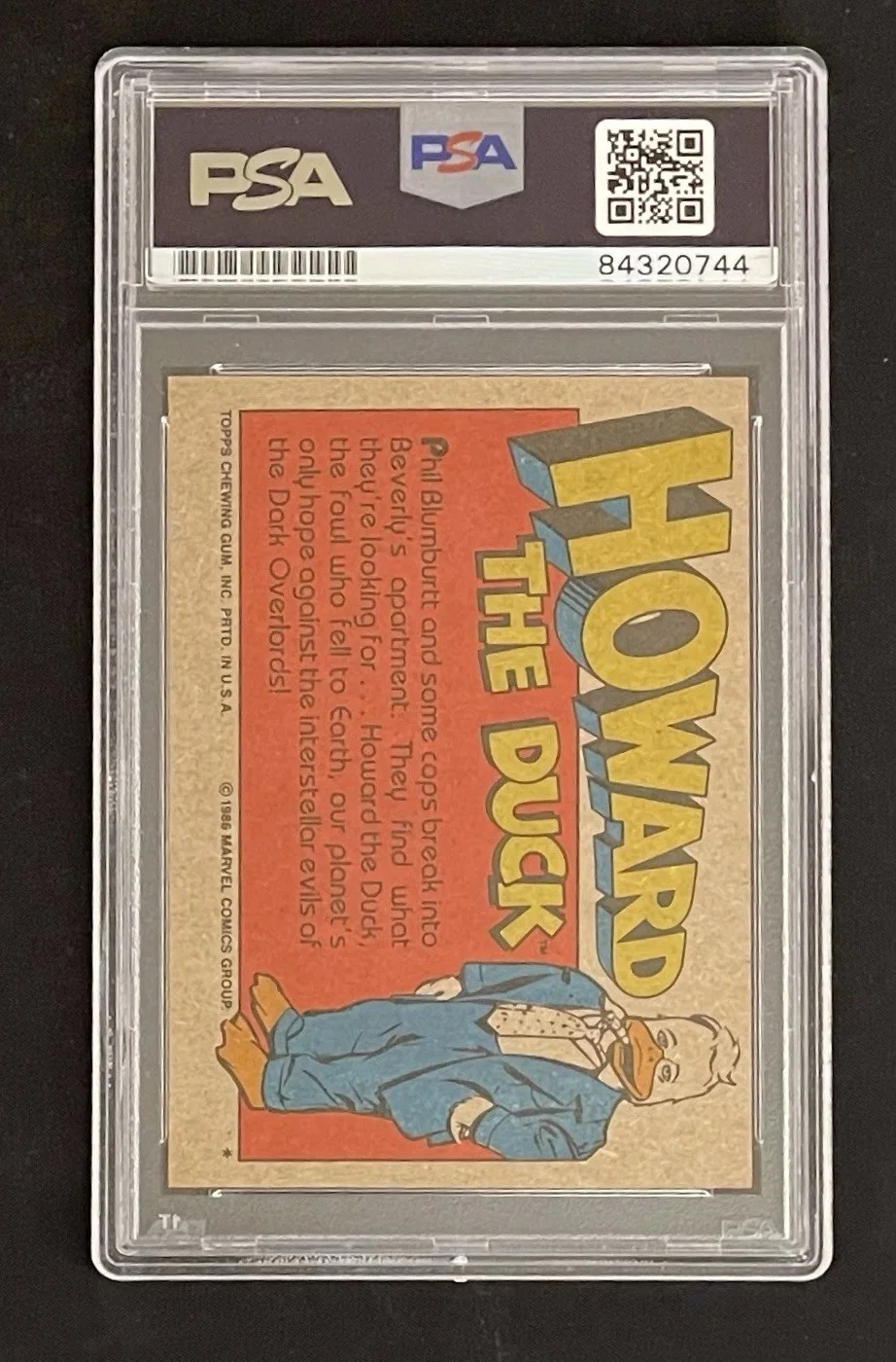 Ed Gale — Ed Gale Signed Howard the Duck Trading Card Autographed Slabbed PSA/DNA Marvel 4, image 4