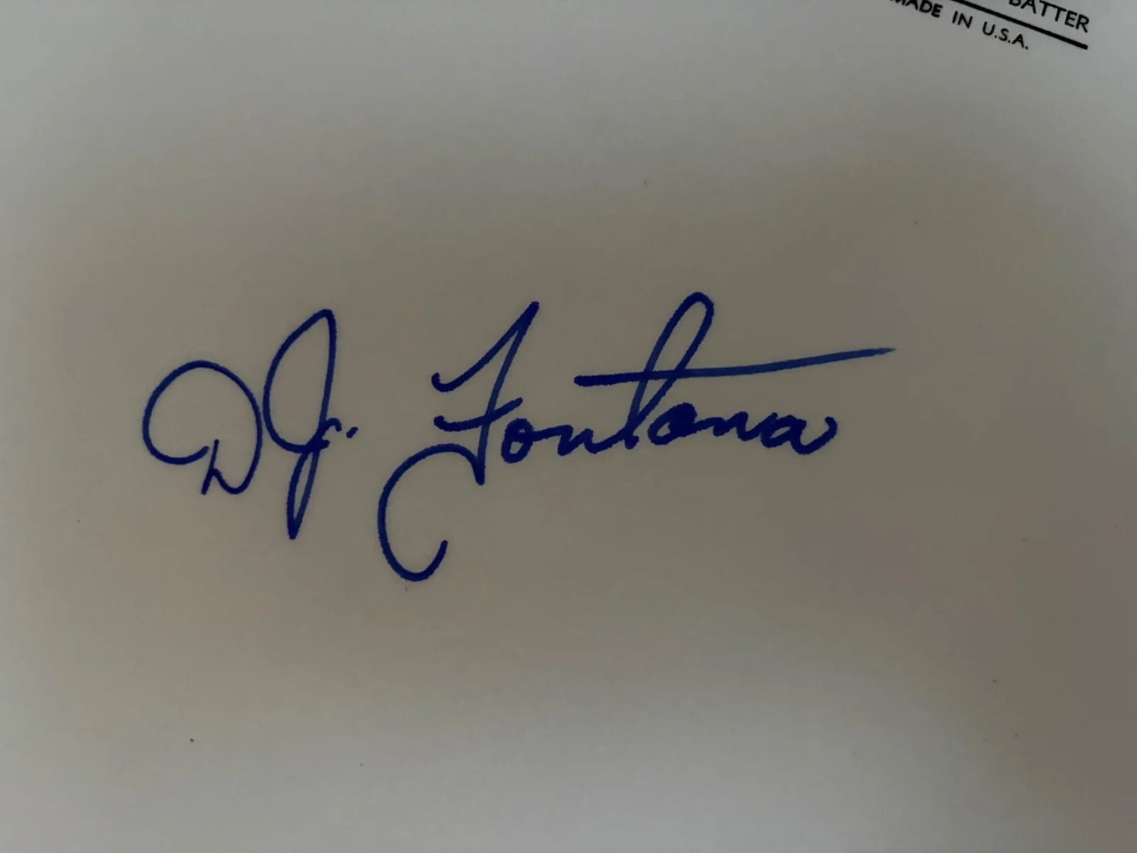 D.J. Fontana Autographed 14.5 inch Drum Drumhead Elvis Presley Drummer, изображение 3