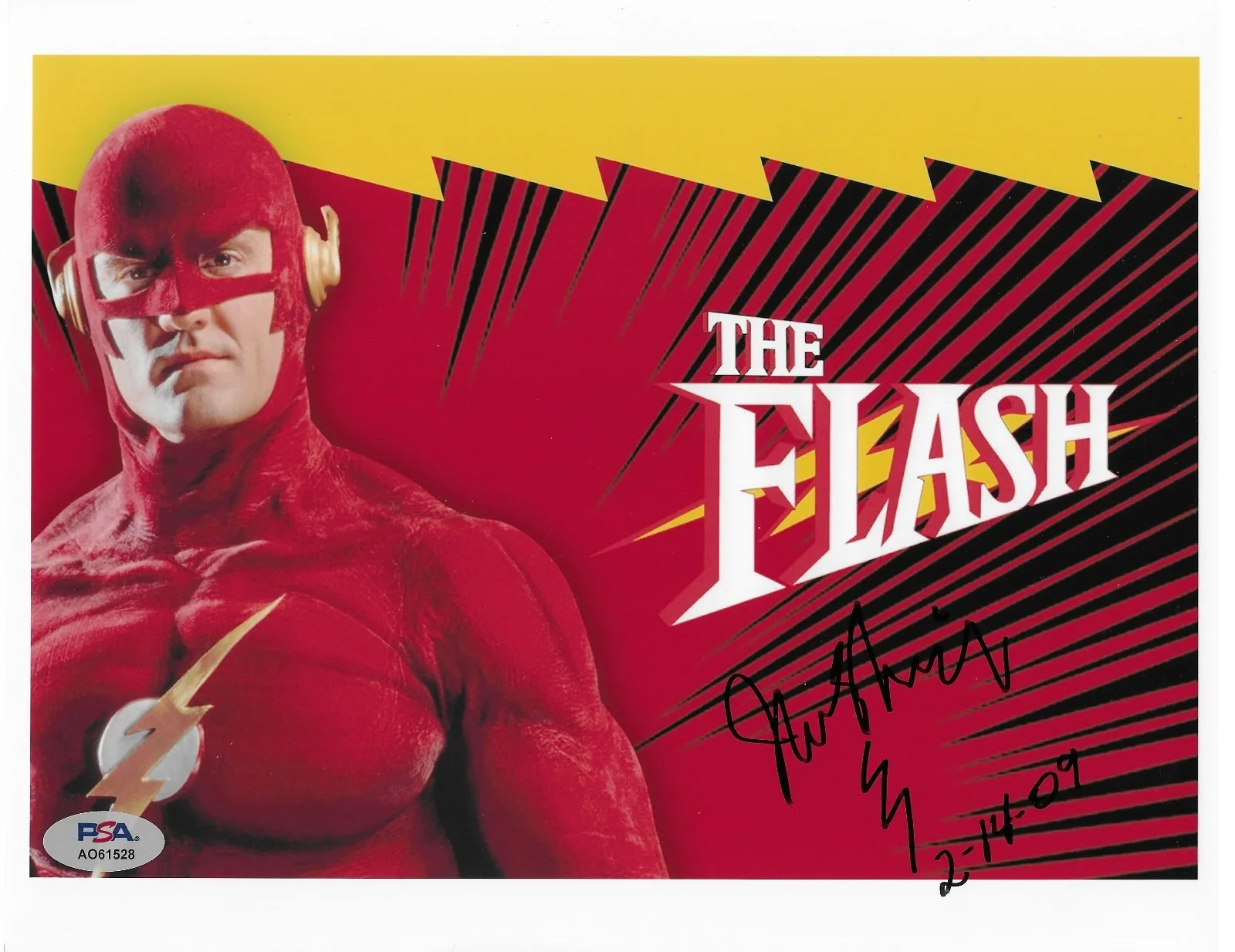 John Wesley Shipp — John Wesley Shipp PSA/DNA Signed 8x10 Photo Autographed The Flash Barry Allen