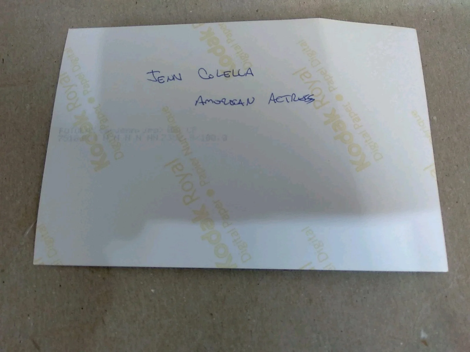 Jenn Colella Signed Autograph 6x4in Photo, image 3