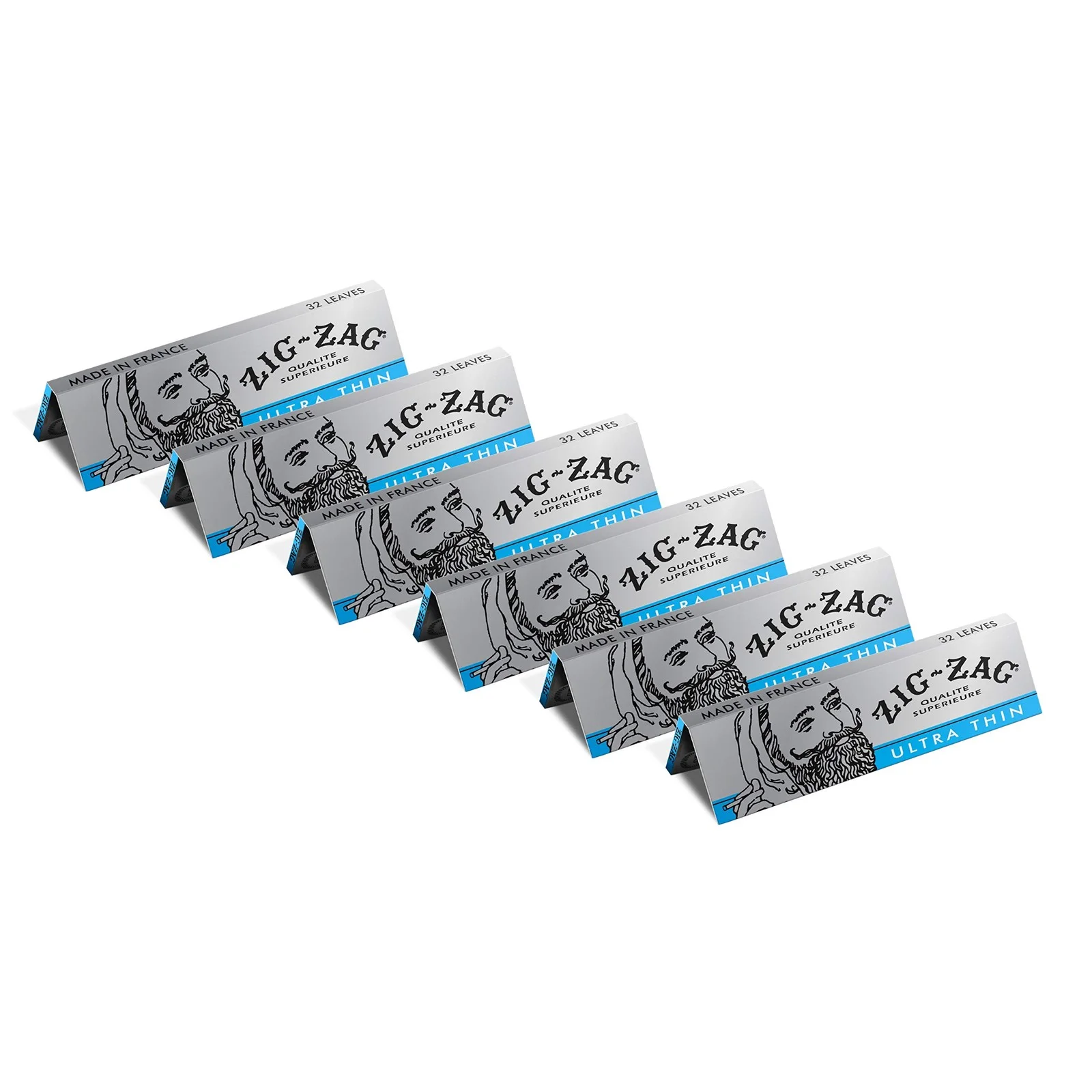 does not apply — ZIG-ZAG Rolling Papers 1 ¼ Ultra-Thin (6 Booklets) - 32 Sheets 6 Booklets, image 2