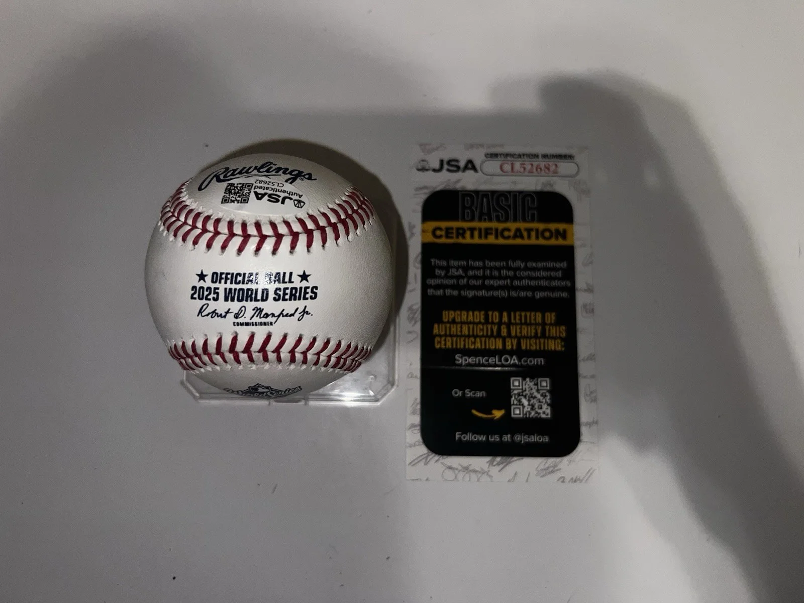 Matt Groening Signed Official 2025 World Series Baseball LA Dodgers JSA Auth, изображение 2
