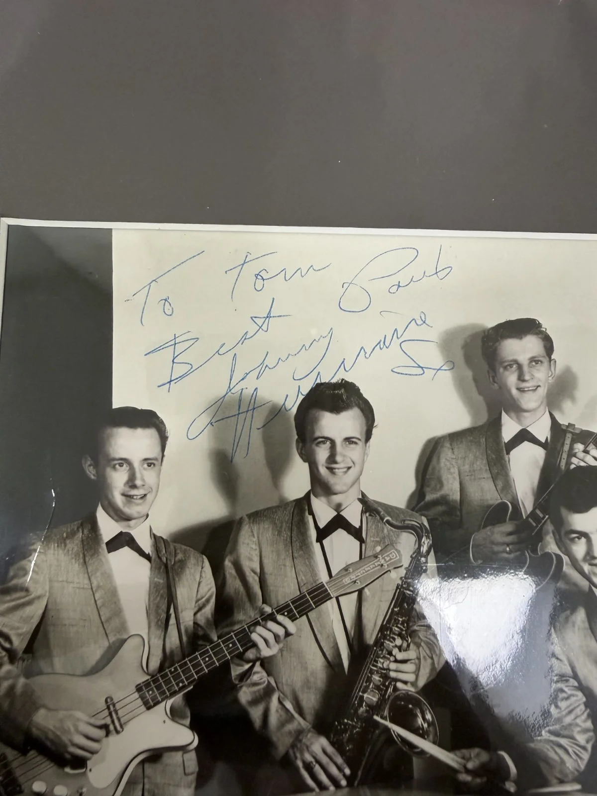 Johnny and The Hurricanes Signed Photo, image 2