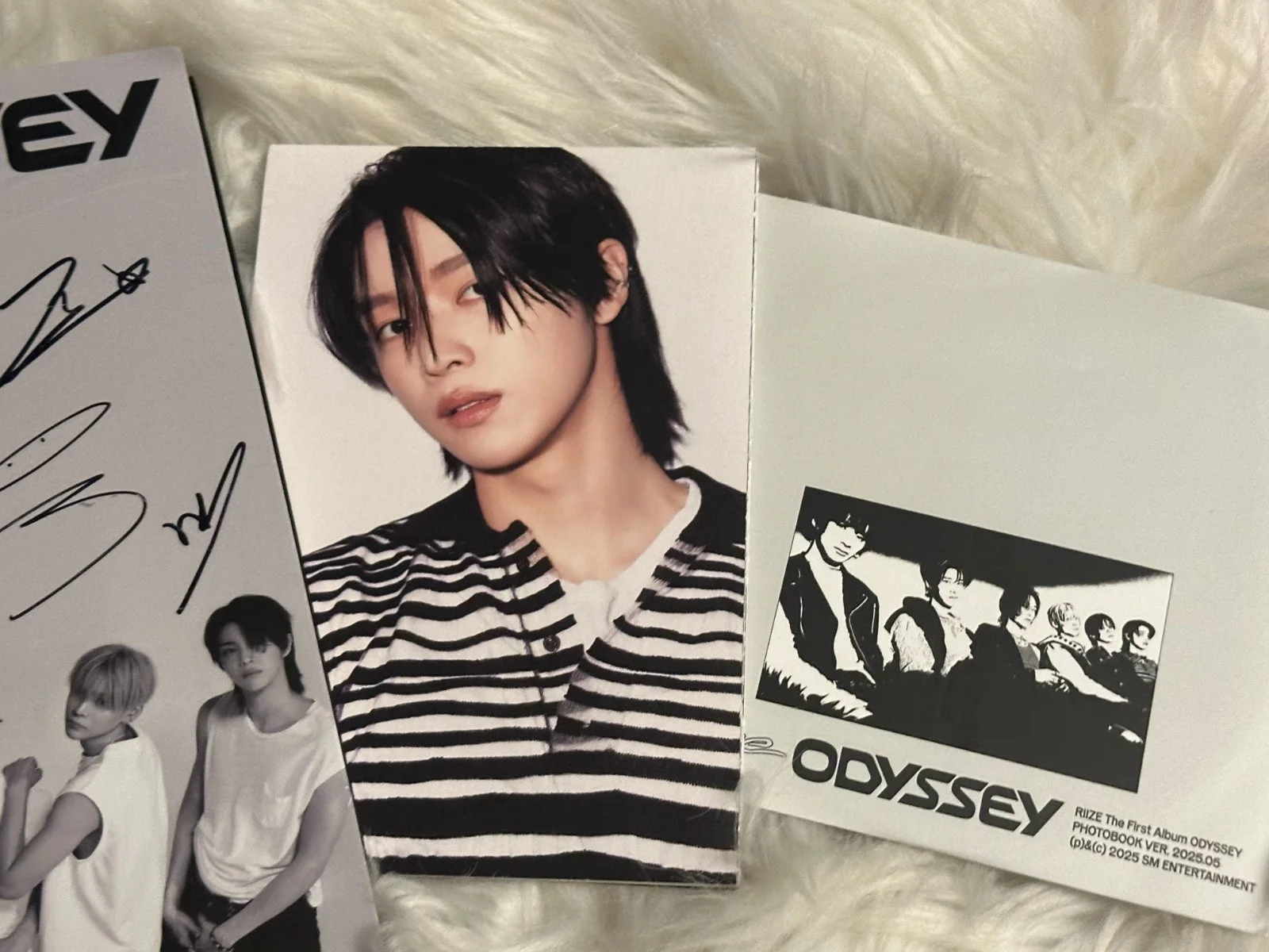 RIIZE [ODYSSEY] - ALL MEMBER Autograph(Signed) PROMO ALBUM KPOP, изображение 5