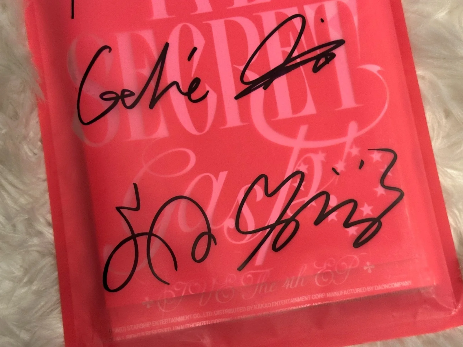 IVE [SECRET] - ALL MEMBER Autograph(Signed) PROMO ALBUM KPOP, image 3