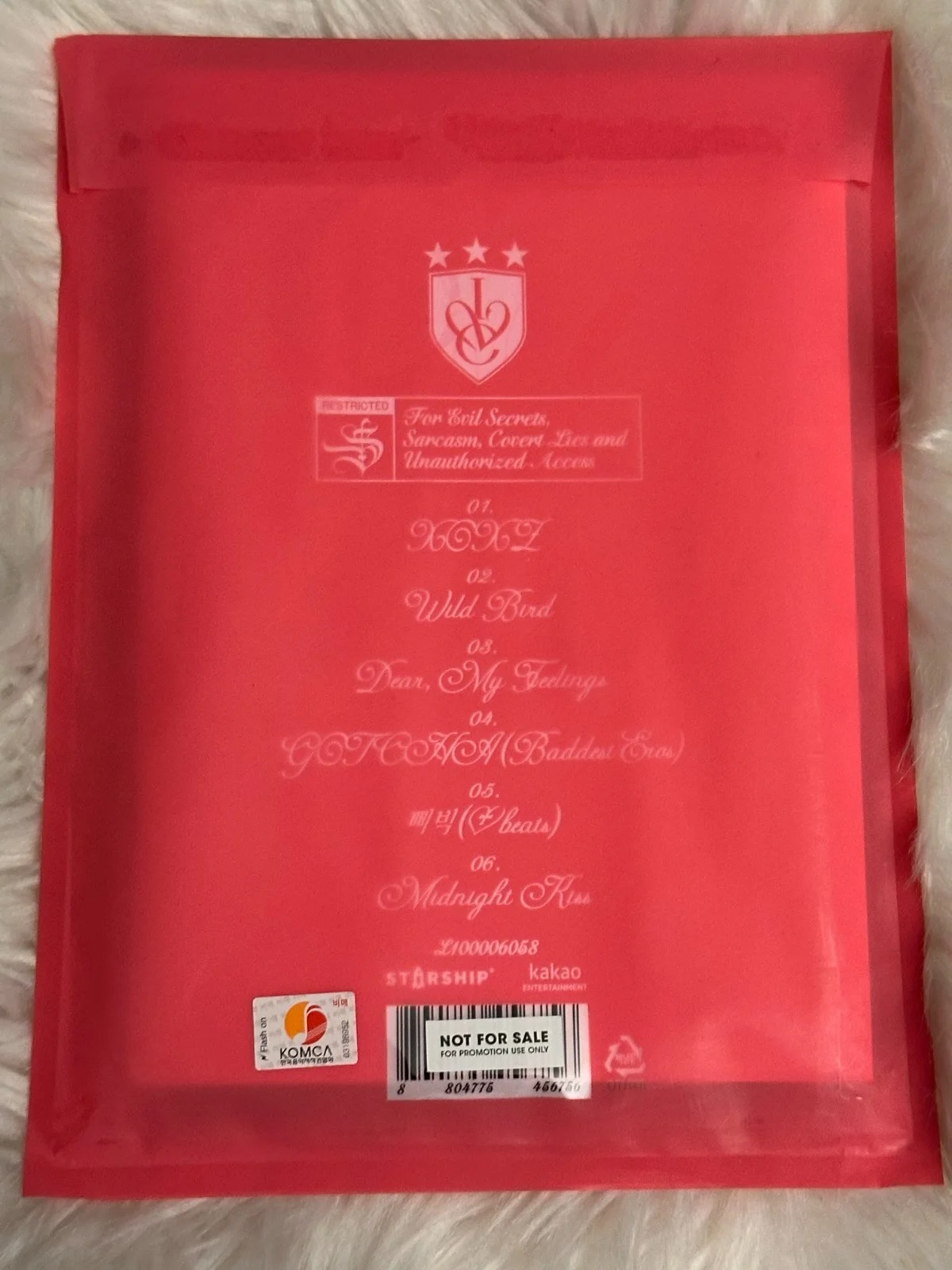 IVE [SECRET] - ALL MEMBER Autograph(Signed) PROMO ALBUM KPOP, image 4