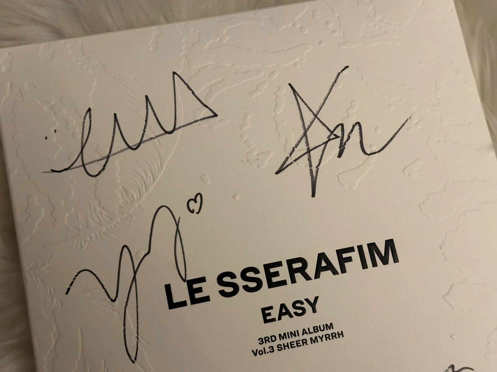 LE SSERAFIM - ALL MEMBER Autograph(Signed) PROMO ALBUM KPOP, image 2