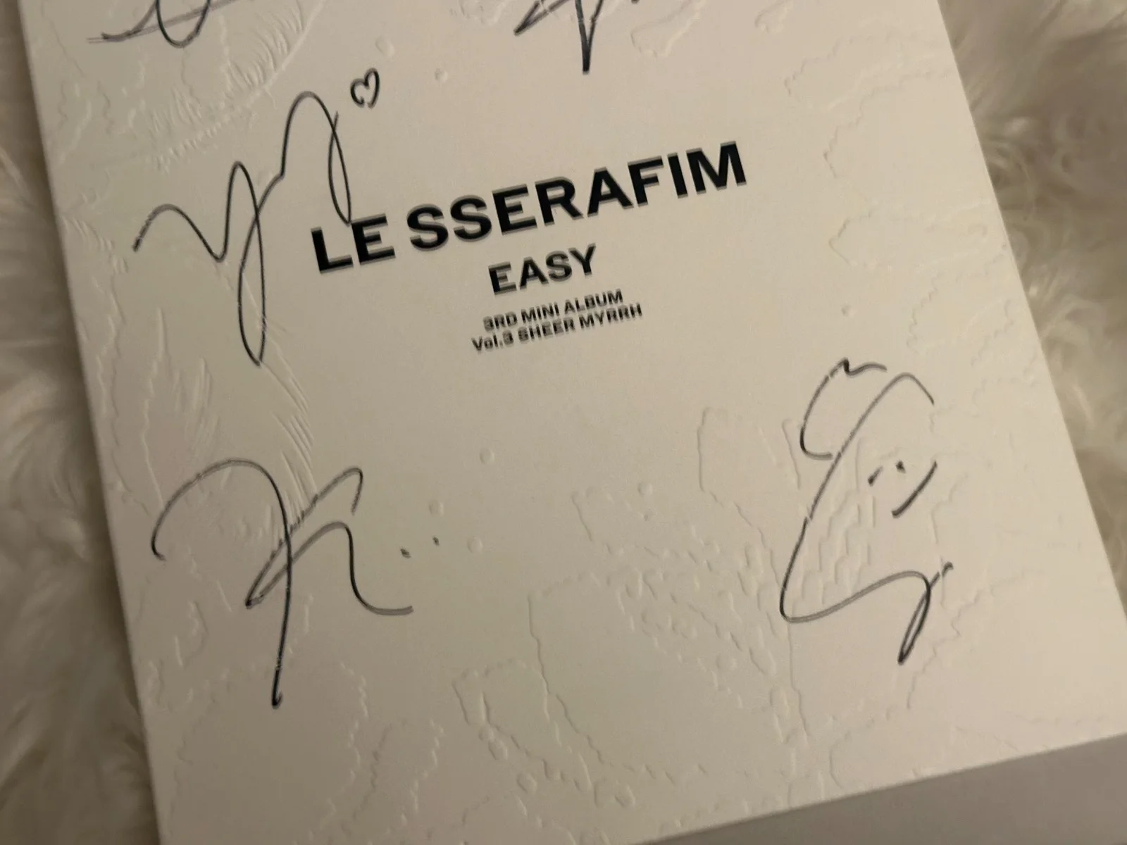 LE SSERAFIM - ALL MEMBER Autograph(Signed) PROMO ALBUM KPOP, image 3