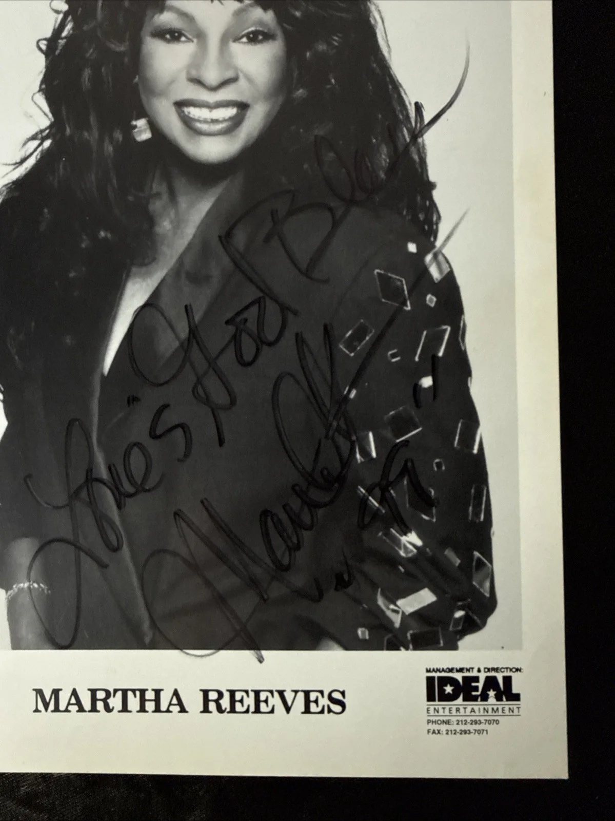 Martha Reeves Signed 8x10 Photo Autographed Motown Singer Vandellas, изображение 4