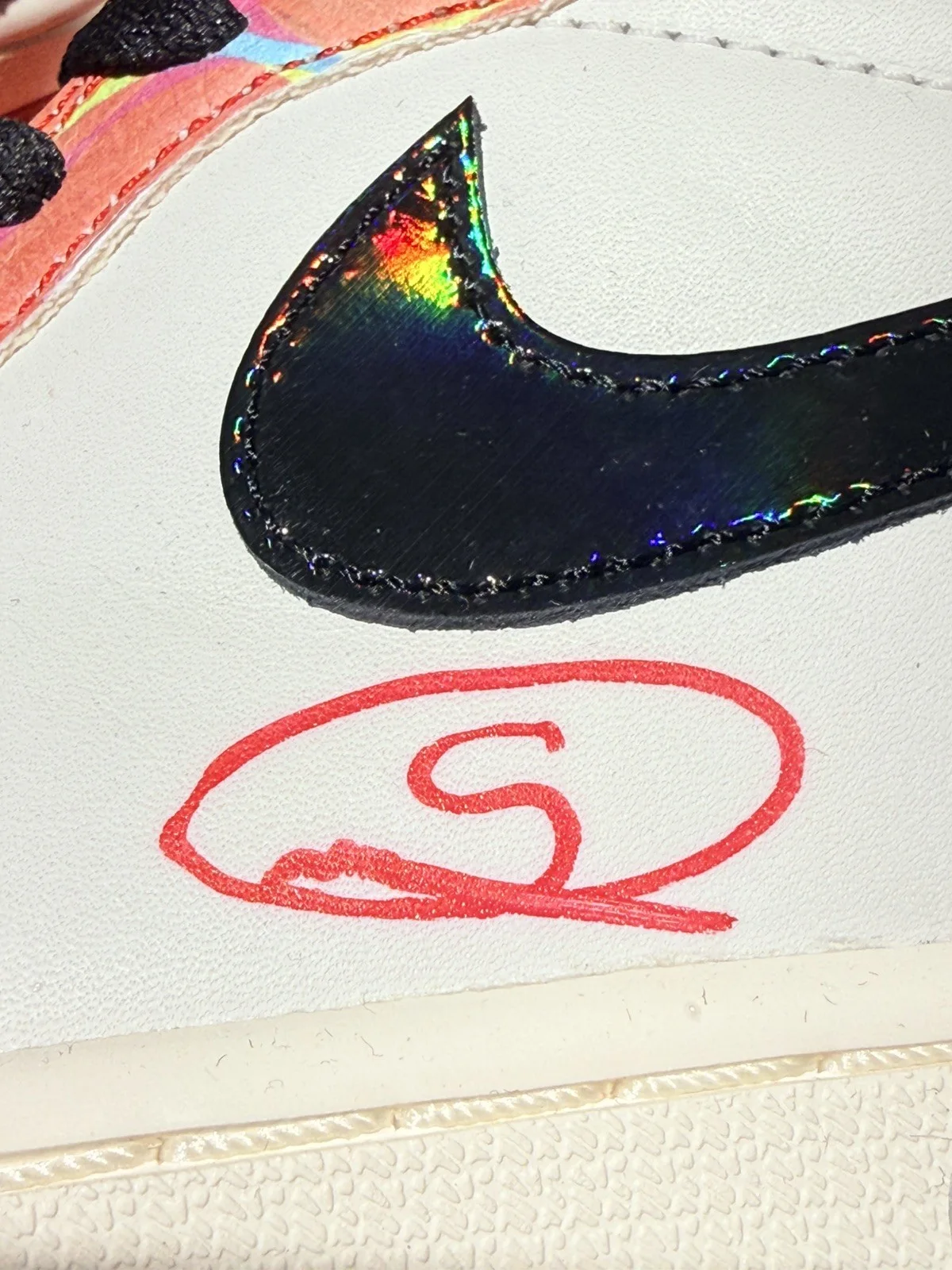 Shameik Moore — ACROSS THE SPIDERVERSE JORDAN 1 SIZE 9 SIGNED BY SHAMEIK MOORE 2X CERTIFIED, изображение 4