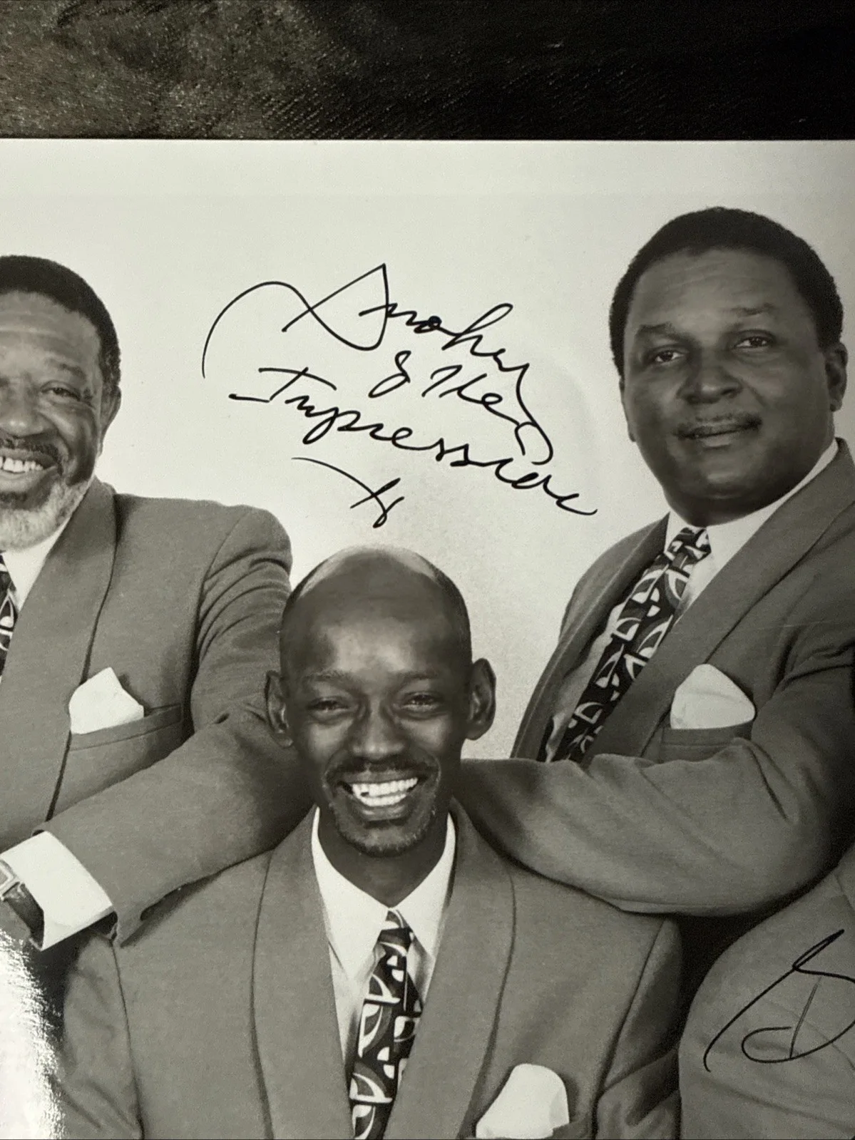 The Impressions Signed 8x10 Photo Autographed Soul R&B Group, image 3