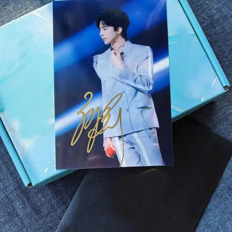 New Liu Yuning 刘宇宁 Autographed Signed Photo Cards, image 4