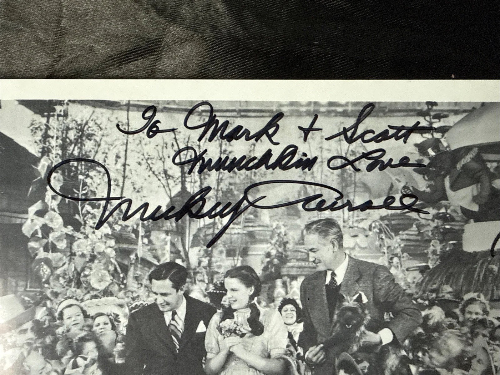 Mickey Carroll Signed Wizard of Oz 1939 Film 8x10 Photo Munchkin Lollipop Guild, изображение 2