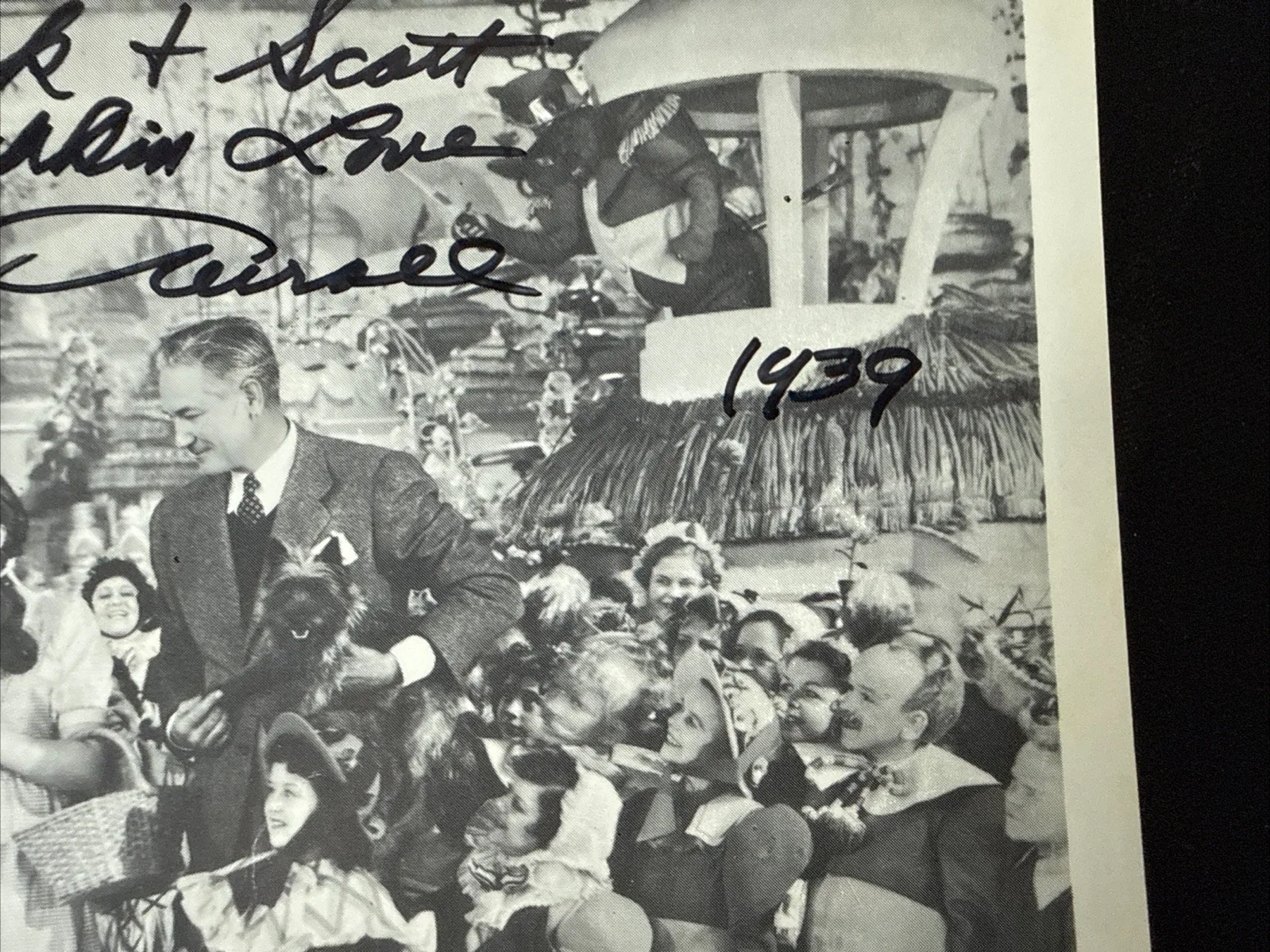 Mickey Carroll Signed Wizard of Oz 1939 Film 8x10 Photo Munchkin Lollipop Guild, изображение 3