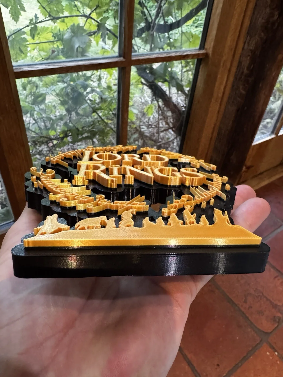 LORD OF THE RINGS | Sign | Logo | Plaque | Freestanding | LOTR., изображение 4