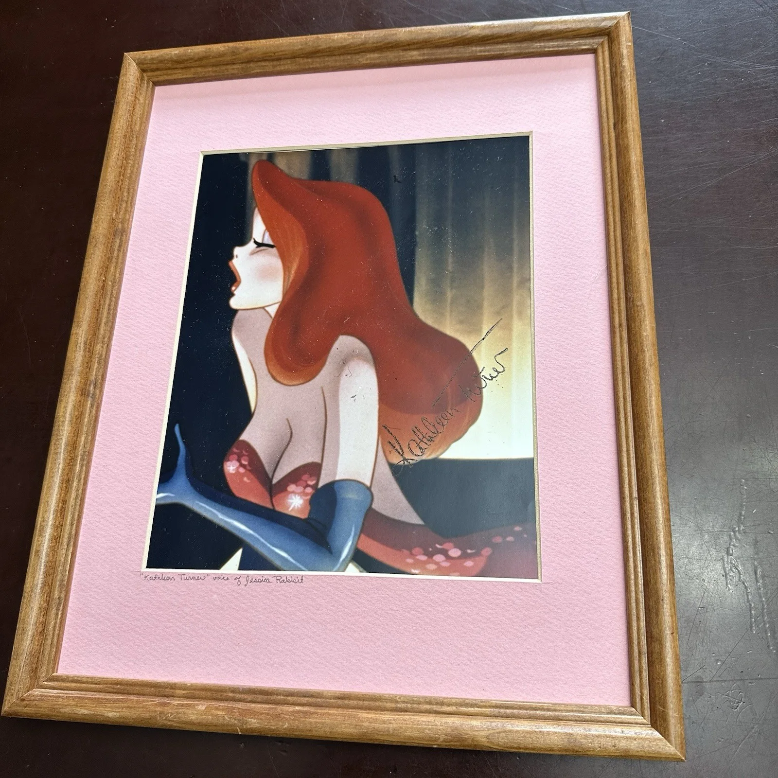 Kathleen Turner — Jessica Rabbit KATHLEEN TURNER Signed 8x10 PHOTO Autographed Roger Print Custom