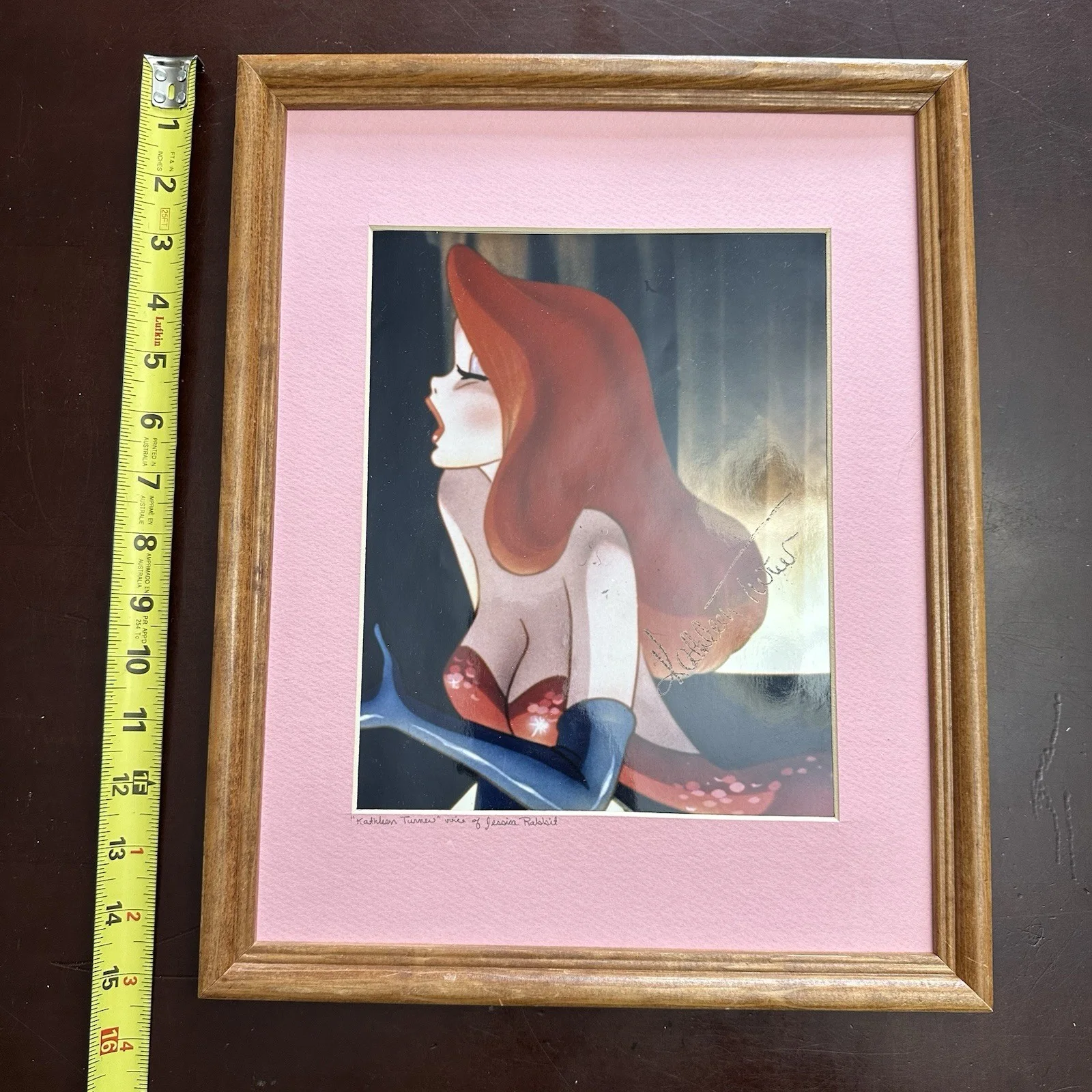 Kathleen Turner — Jessica Rabbit KATHLEEN TURNER Signed 8x10 PHOTO Autographed Roger Print Custom, изображение 5