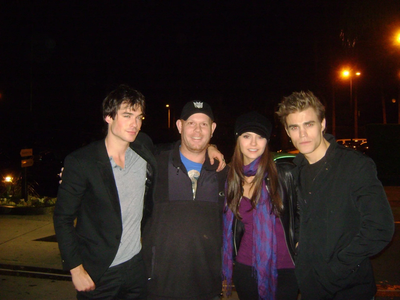 PAUL WESLEY — Paul Wesley The Vampire Diaries matted signed index card with photo 11x17 #5, image 3