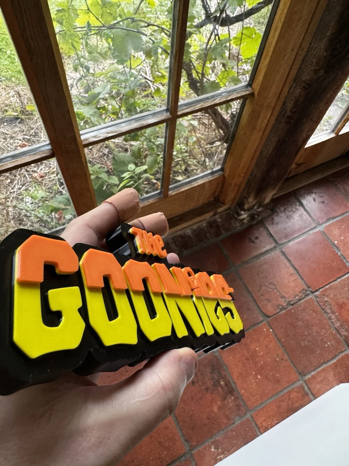 The Goonies | Logo | Sign | Movie | 3D Printed | Collectors 25cm., изображение 3