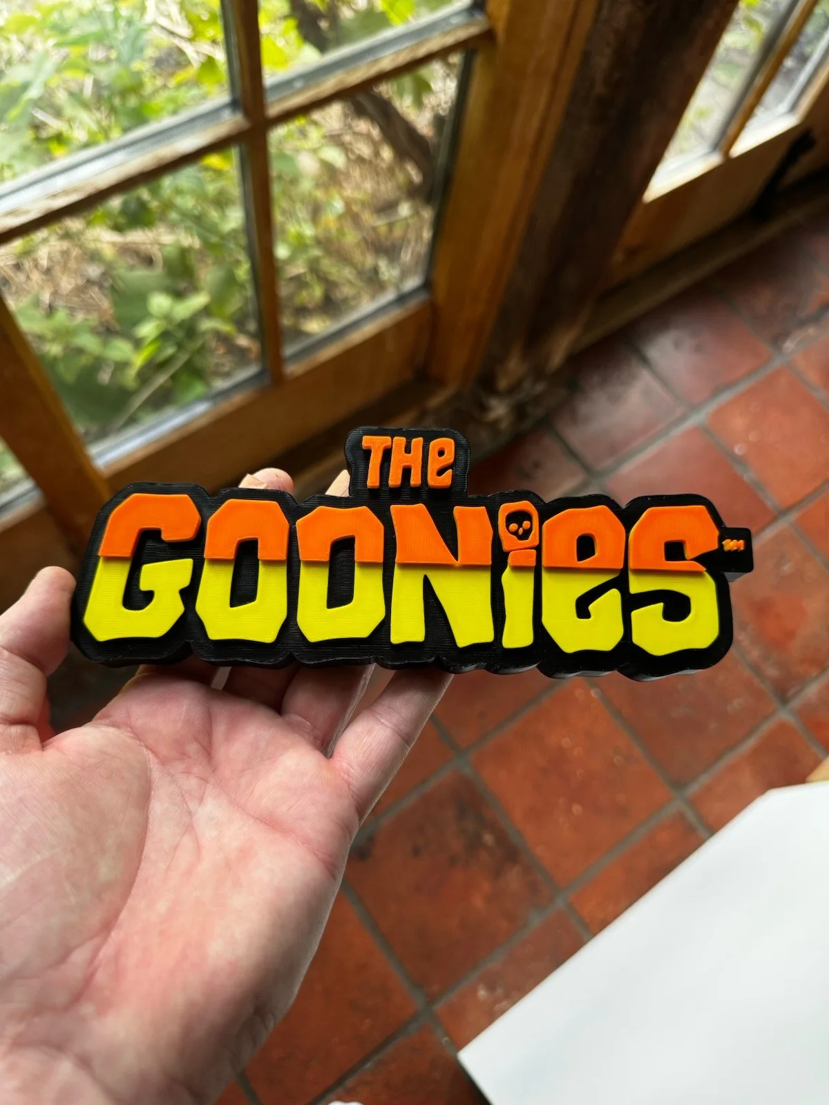 The Goonies | Logo | Sign | Movie | 3D Printed | Collectors 25cm., изображение 4