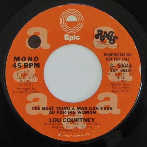 Lou Courtney - The Best Thing a Man Can Ever Do for His Woman (Stereo/Mono), изображение 2