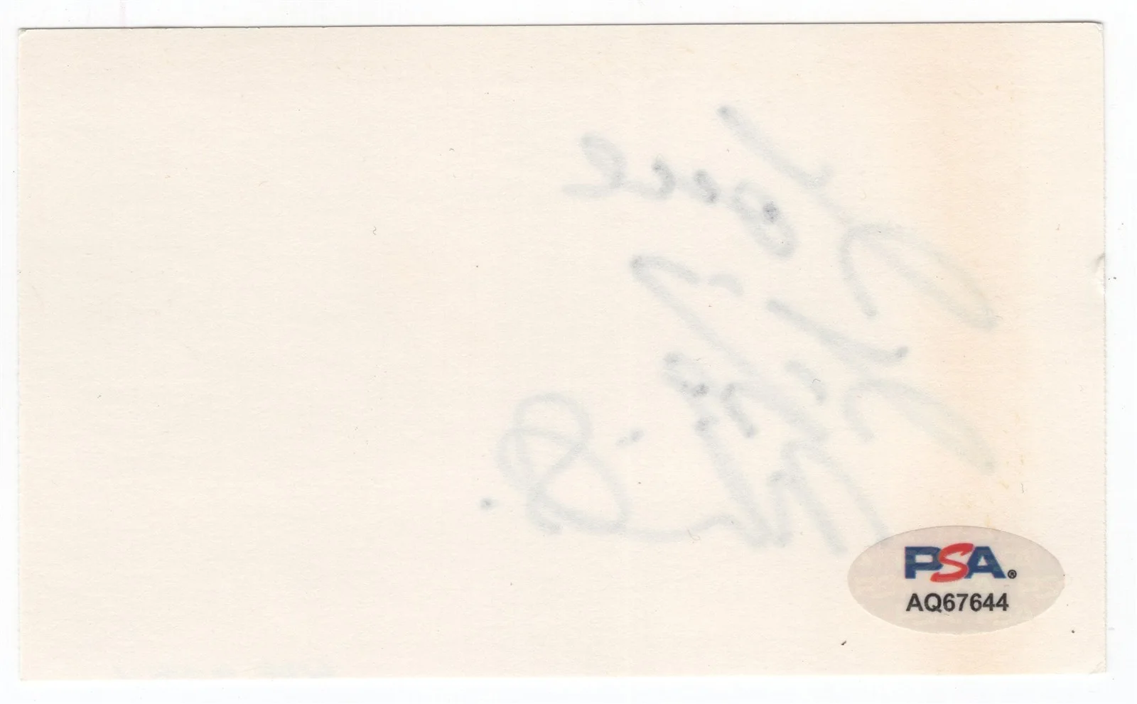 LIZA MINNELLI — LIZA MINNELLI Autographed Index Card PSA/DNA American Actress Singer, image 2