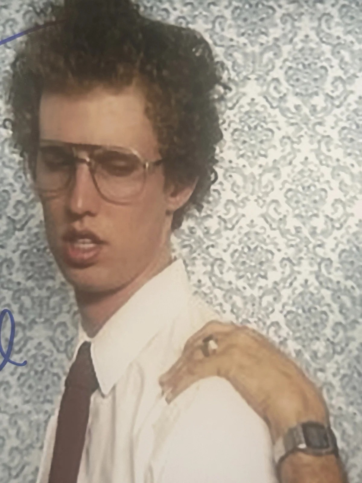 Jon Heder — Jon Heder & Aaron Ruell Signed Napoleon Dynamite Signed 11x14 Photo JSA, image 3