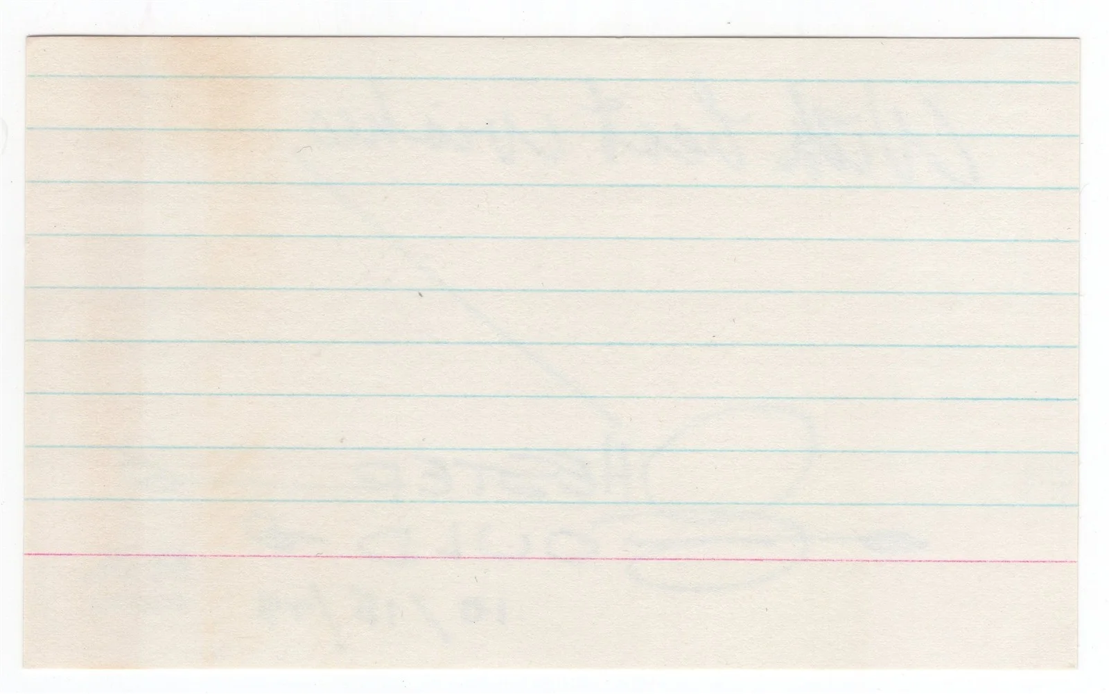 CHESTER GOULD — CHESTER GOULD Signed Index Card PSA/DNA American Cartoonist Dick Tracy, image 2