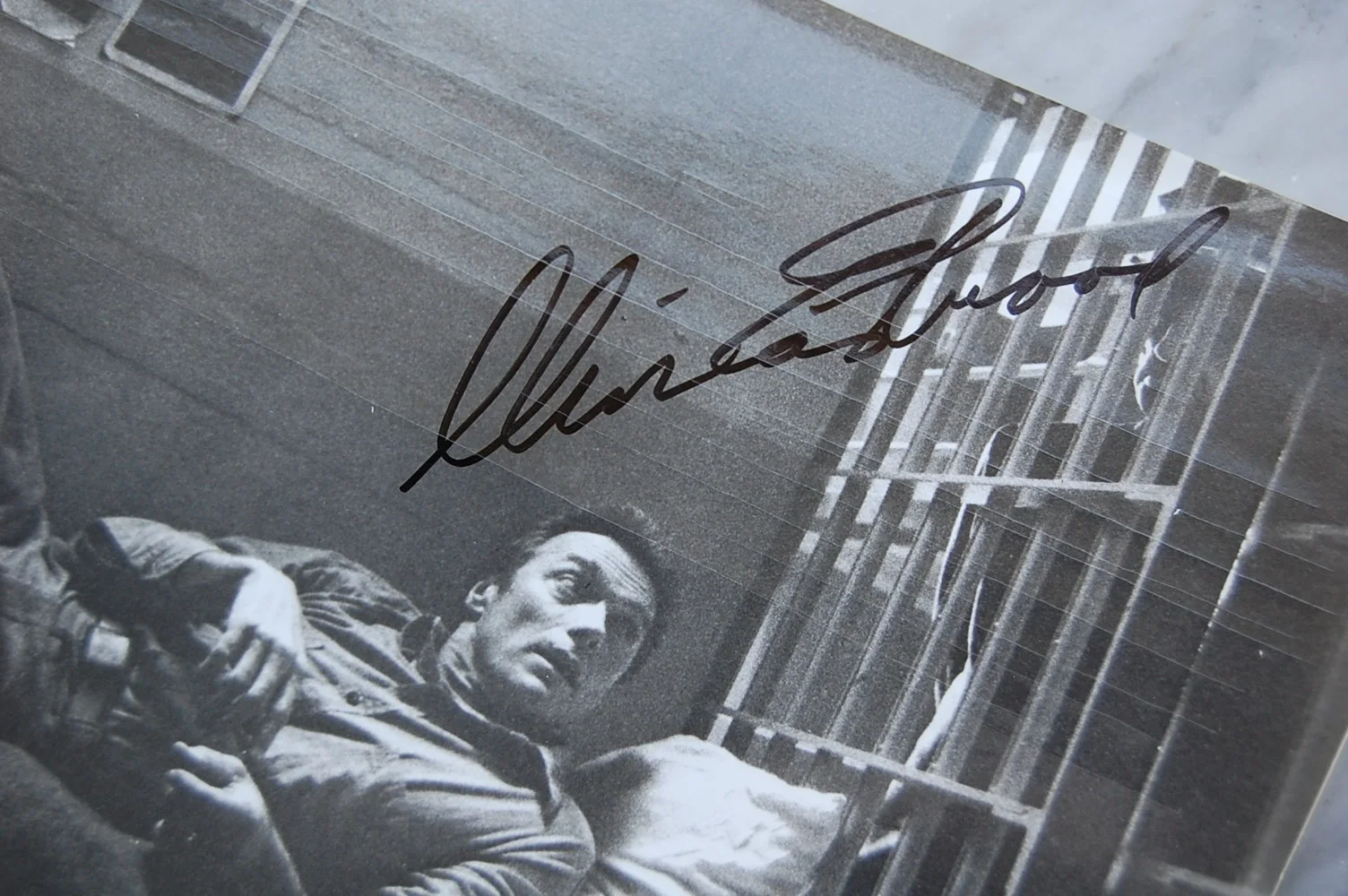 Clint Eastwood Signed 8x10” B & W Photo Escape From Alcatraz VG++ Condition, image 4