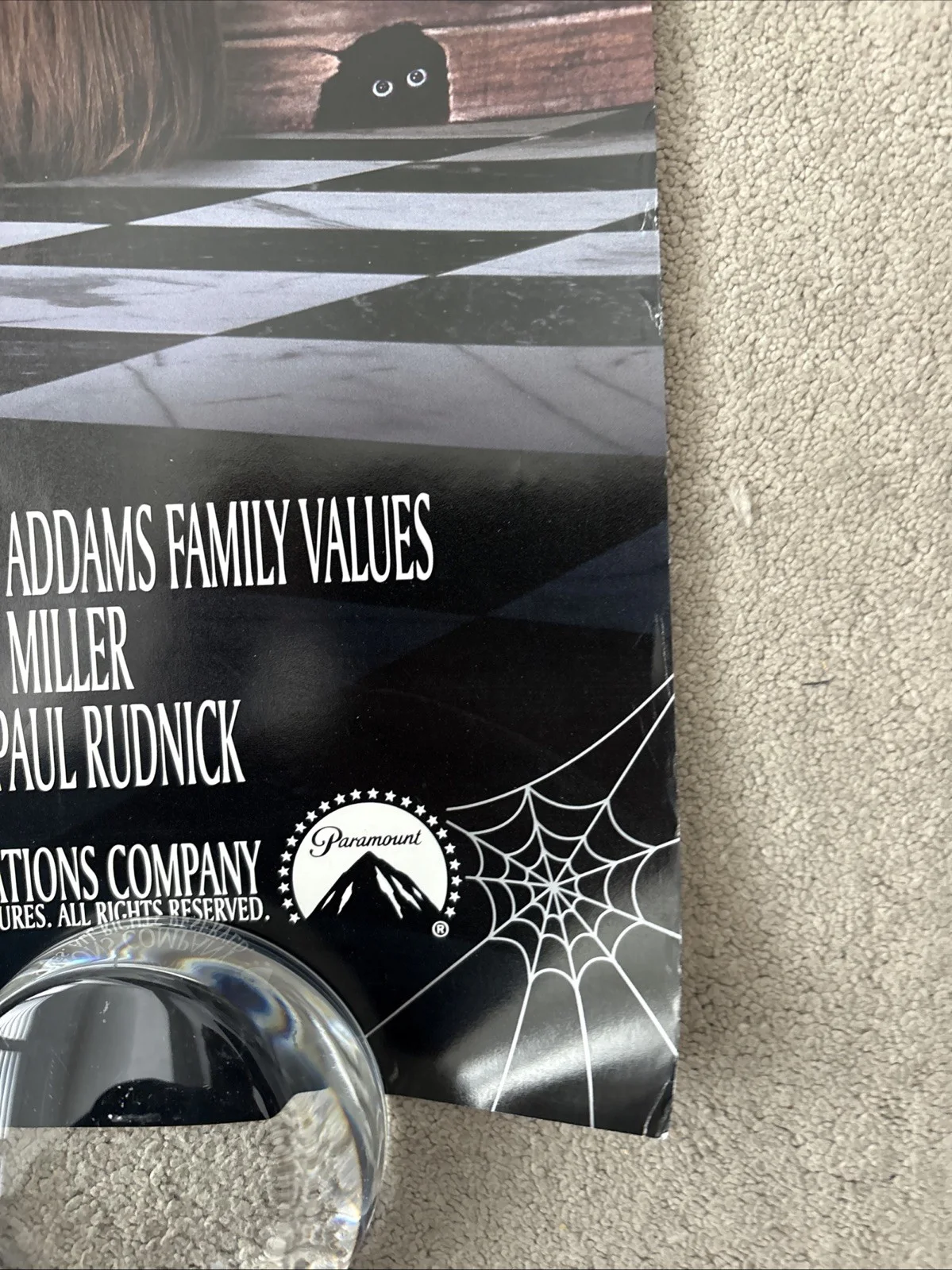 Addams Family Values (1993) Original US One Sheet Movie Poster, image 4