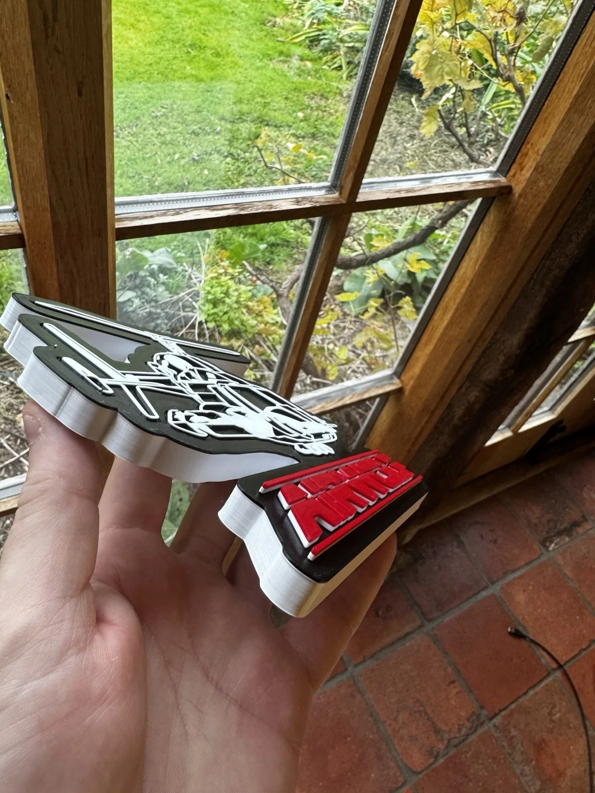 Airwolf 3D Printed Display Plaque | Retro 80s TV Helicopter Sign., image 5