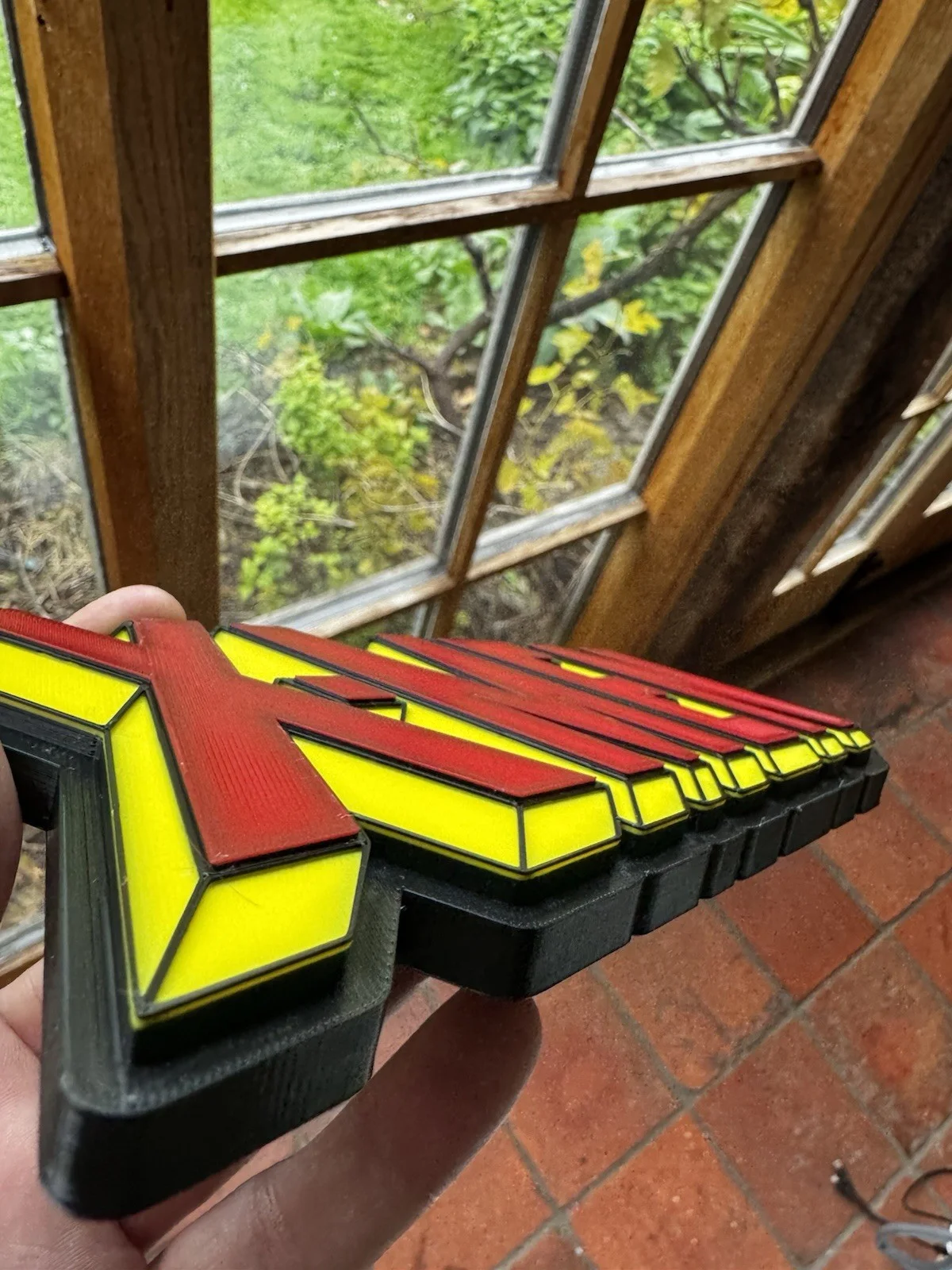 X-Men Plaque – 3D Printed Superhero Logo Sign | Marvel Comics Display., image 3