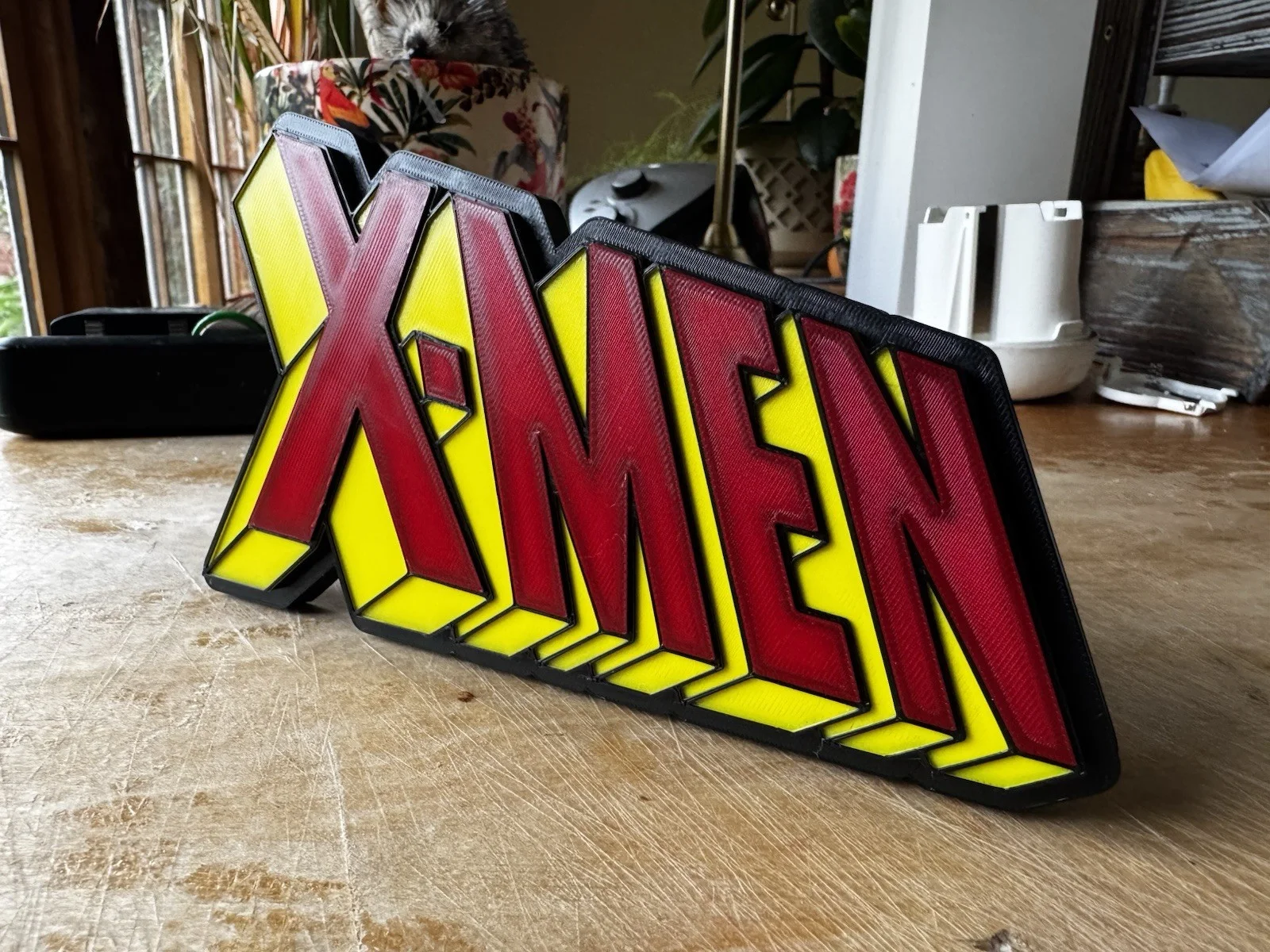 X-Men Plaque – 3D Printed Superhero Logo Sign | Marvel Comics Display., image 4