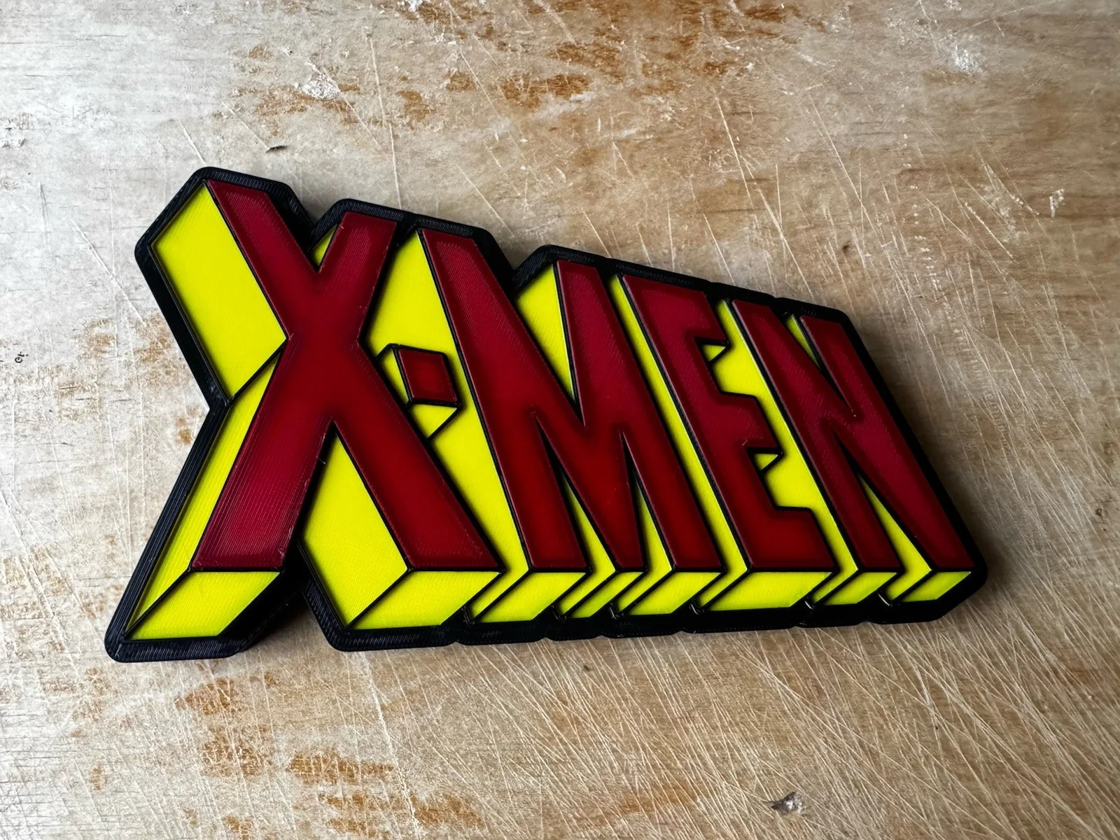 X-Men Plaque – 3D Printed Superhero Logo Sign | Marvel Comics Display., image 5